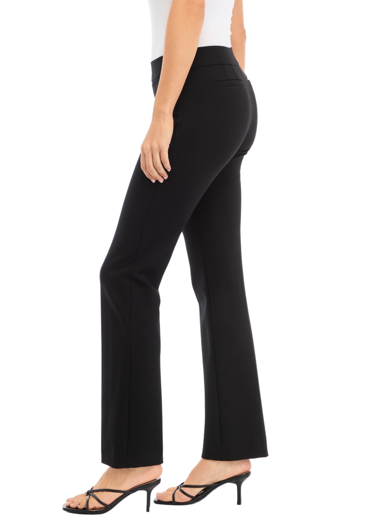 Womens Pull On Slash Pocket Trouser Pants