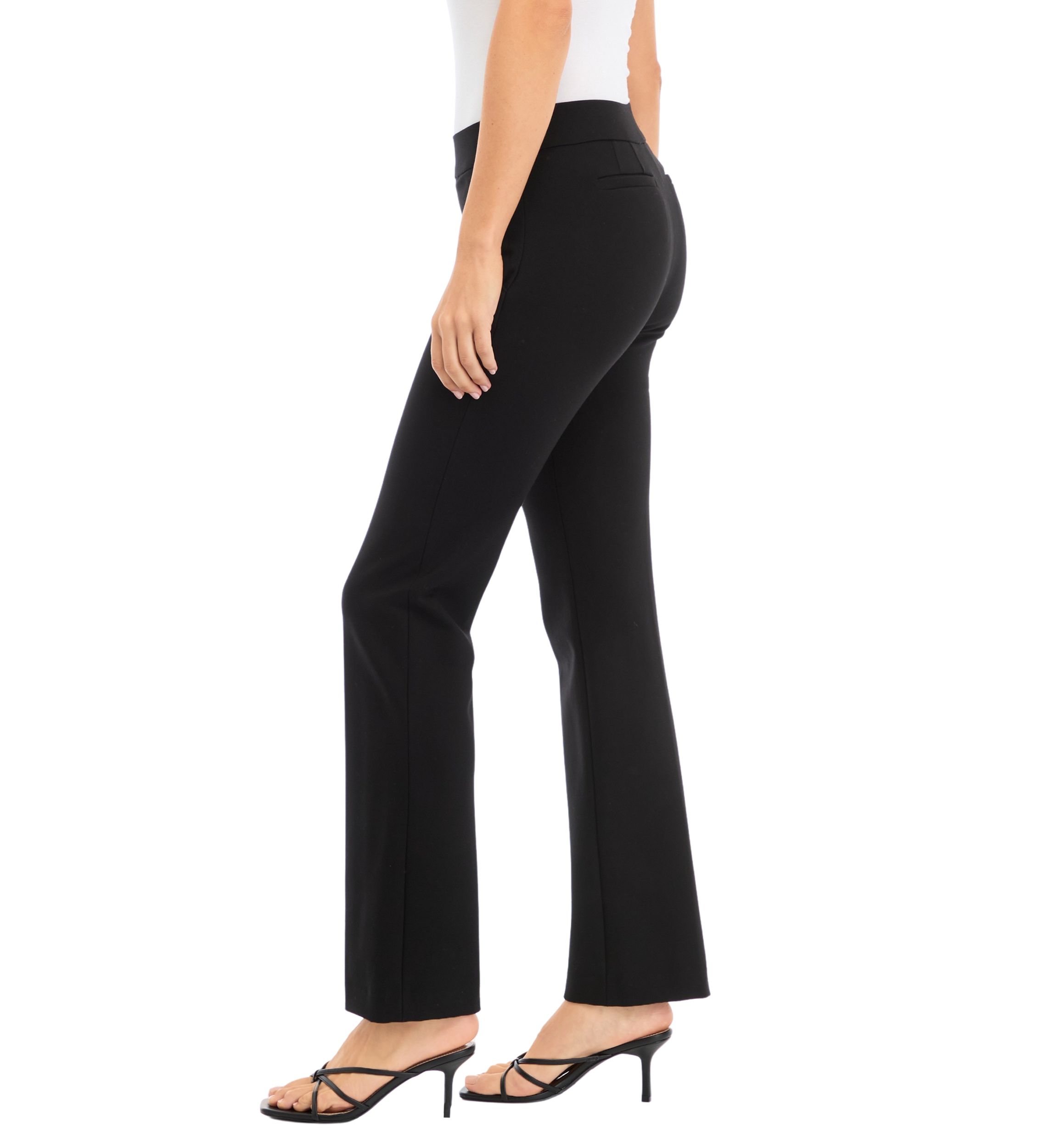 Womens Pull On Slash Pocket Trouser Pants