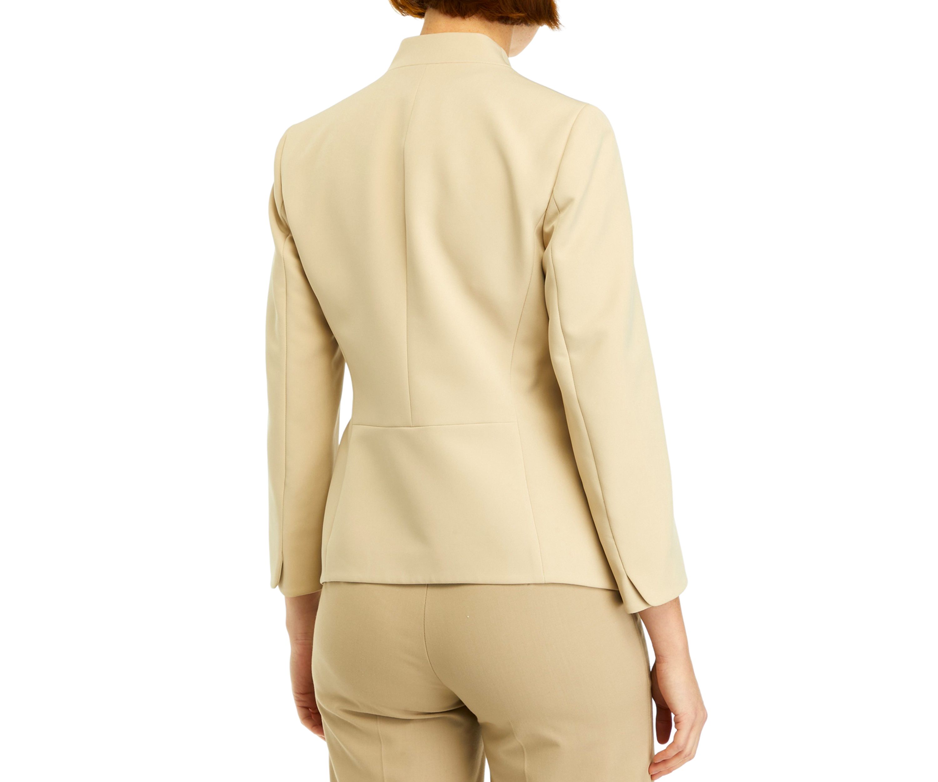 Womens Stretch Zipper Pocket Cardigan Jacket