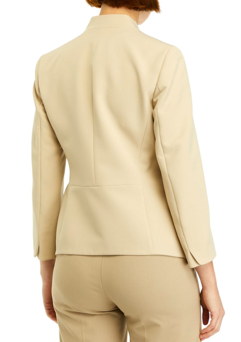Womens Stretch Zipper Pocket Cardigan Jacket