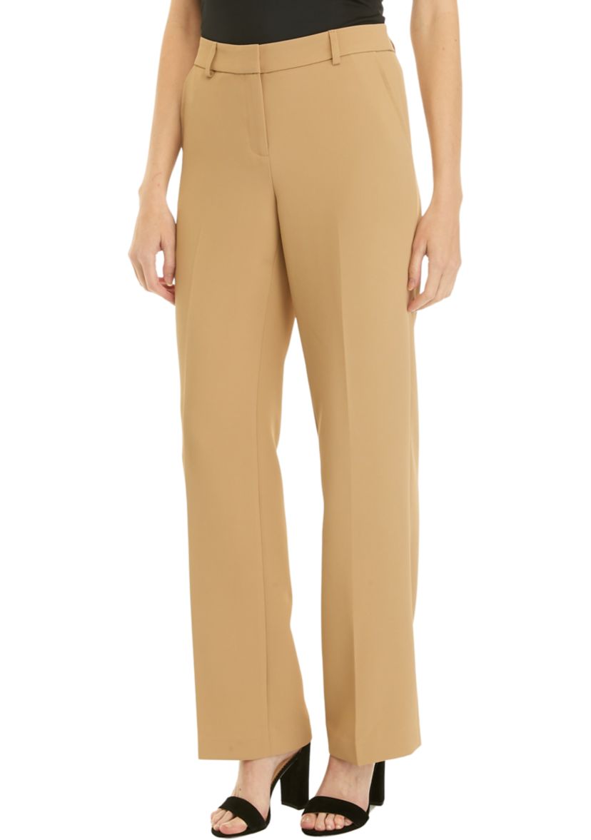 Womens Fly Front Slash Pocket Trouser Pants