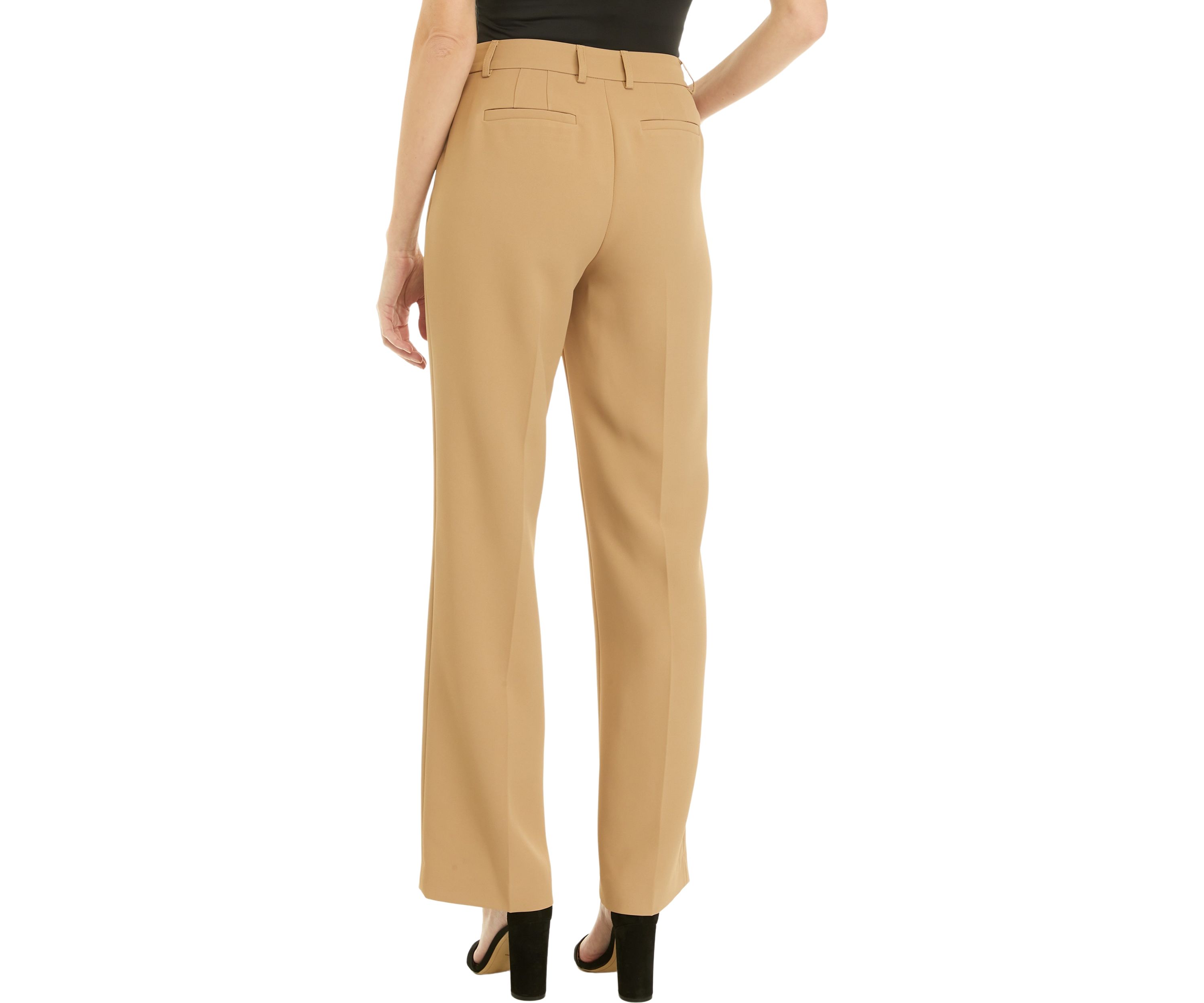 Womens Fly Front Slash Pocket Trouser Pants