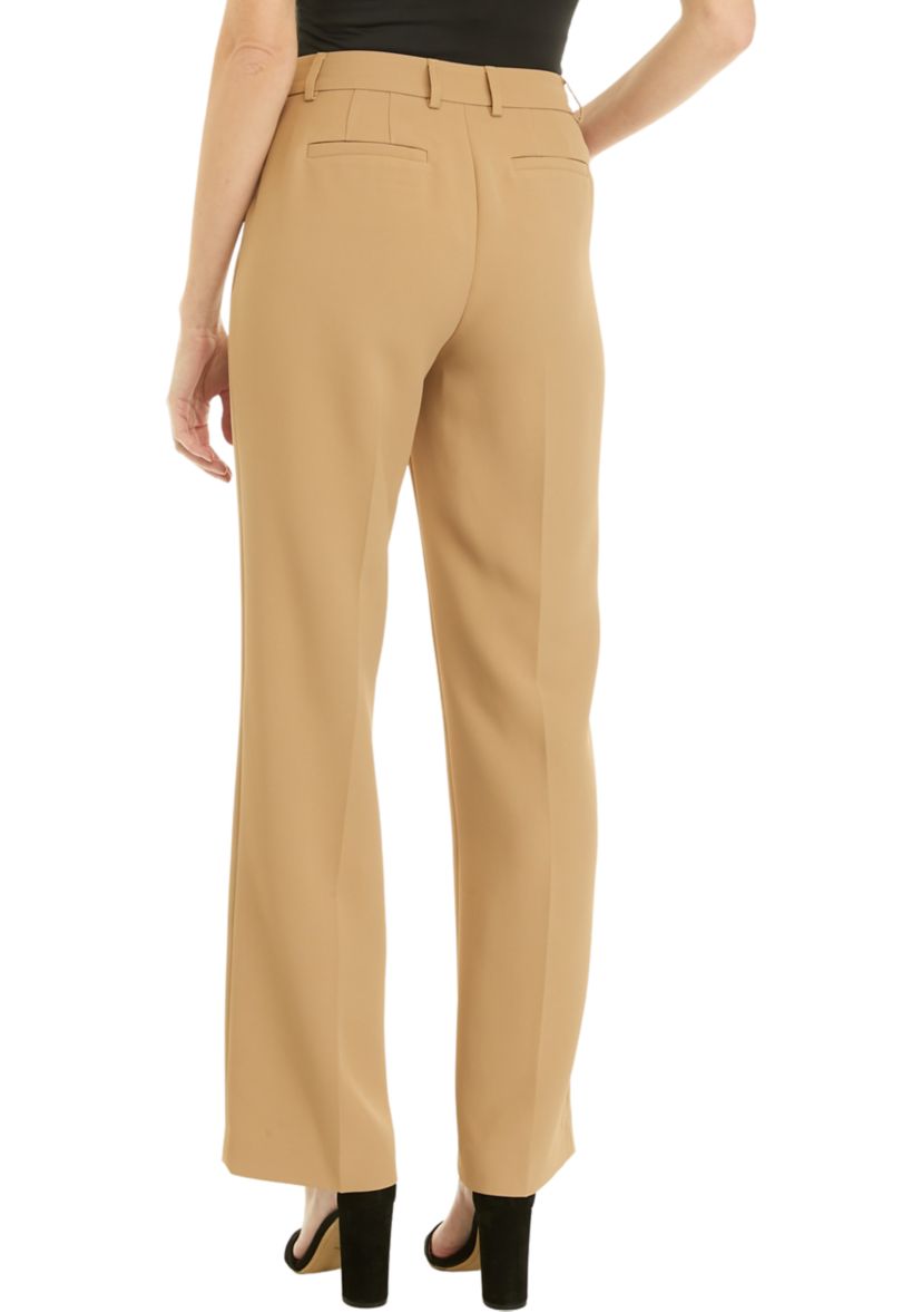 Womens Fly Front Slash Pocket Trouser Pants