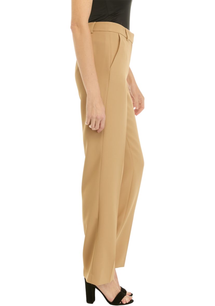 Womens Fly Front Slash Pocket Trouser Pants