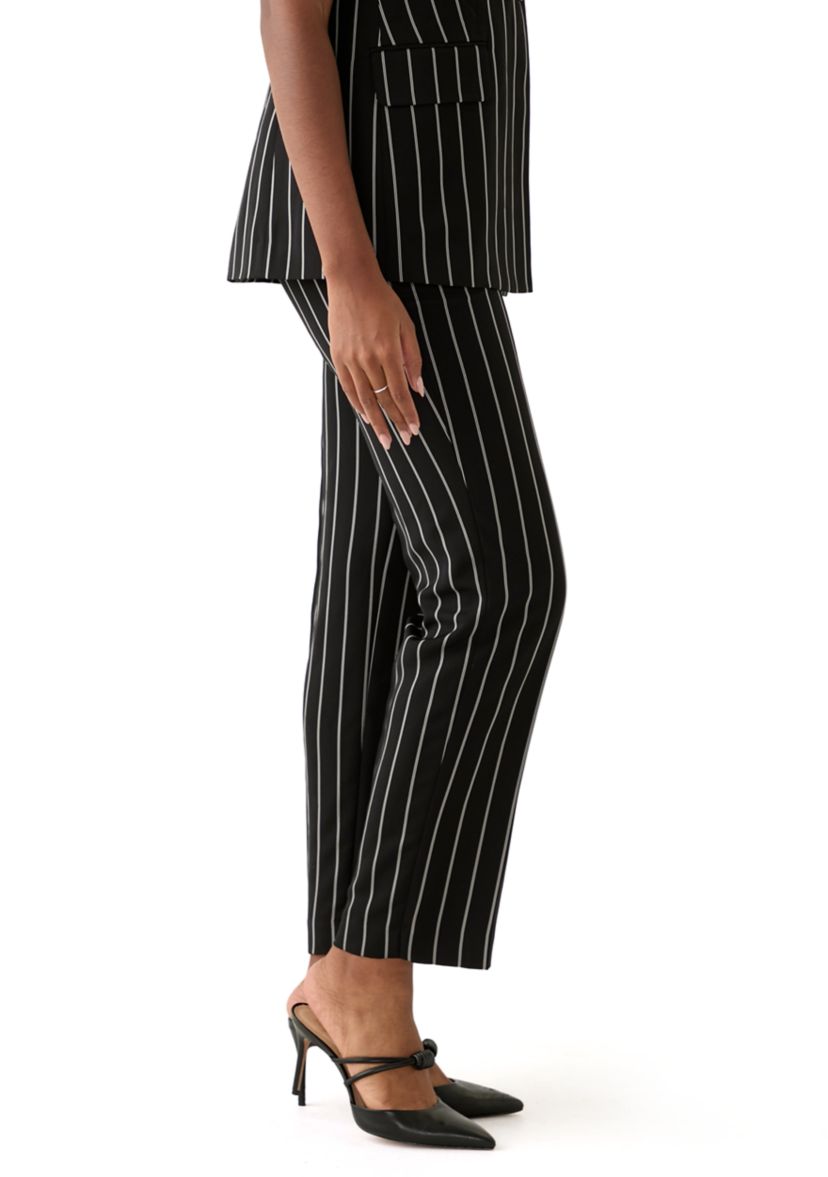 Womens Pull On Slash Pocket Trouser Pants