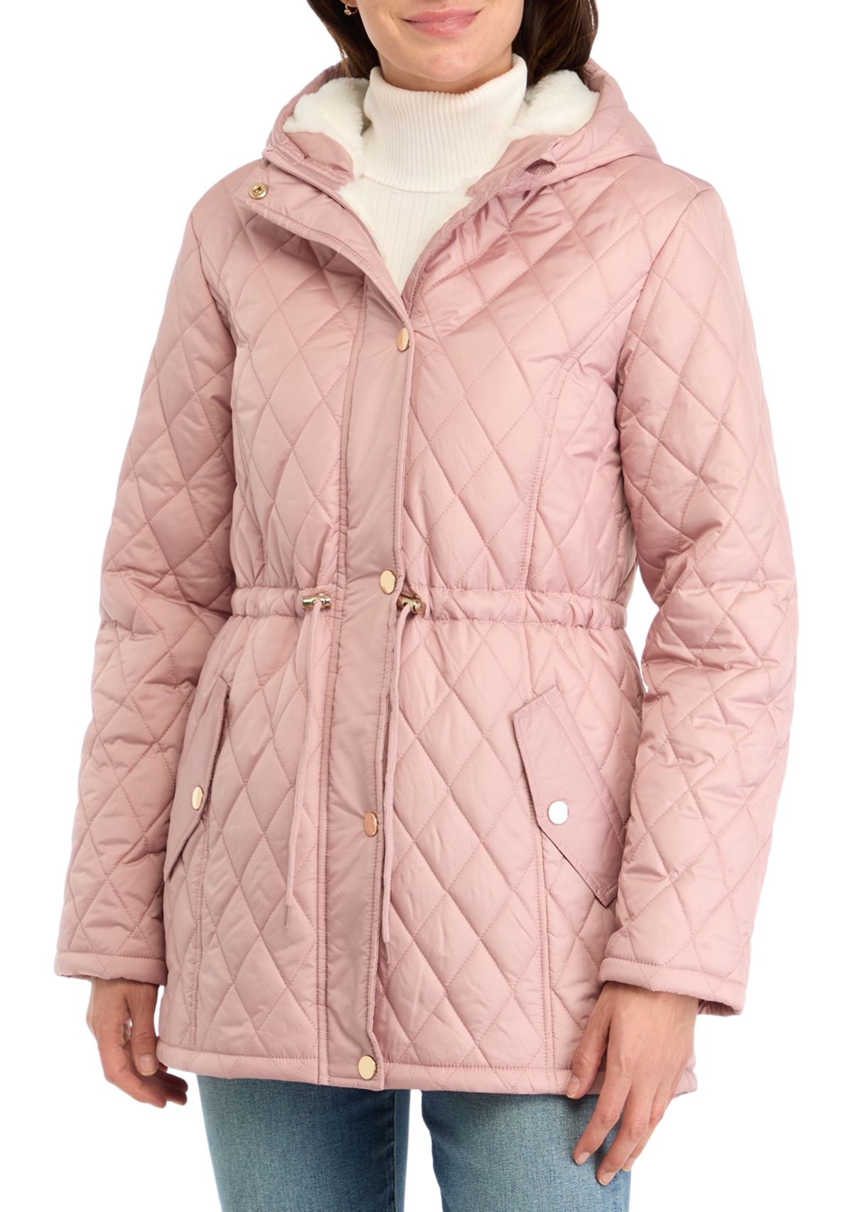 Womens Quilted Anorak Jacket 