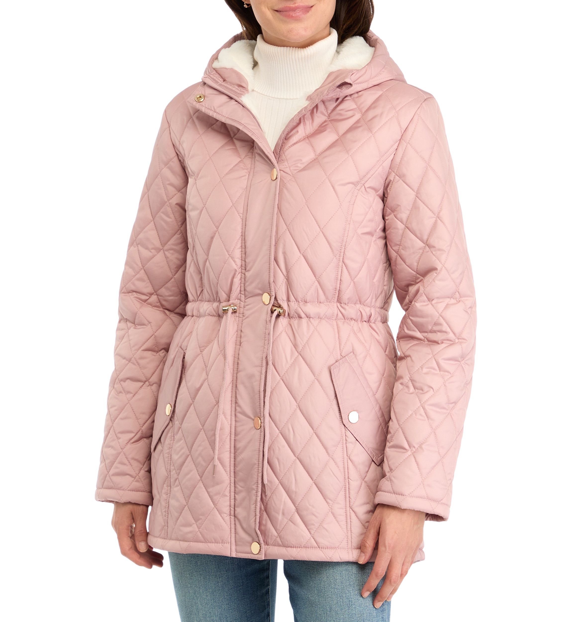 Womens Quilted Anorak Jacket 