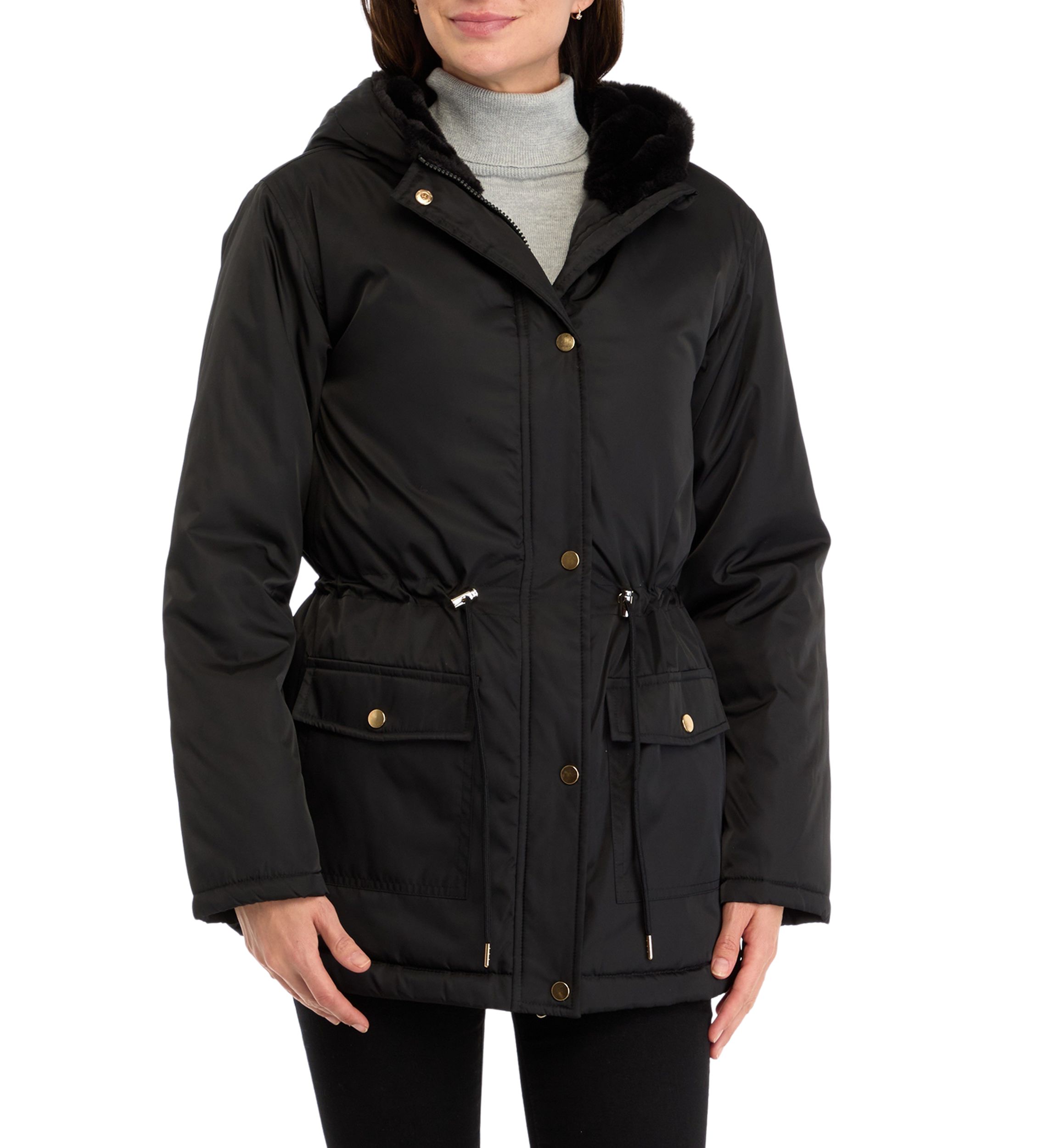  Womens Diamond Quilted Anorak Jacket 
