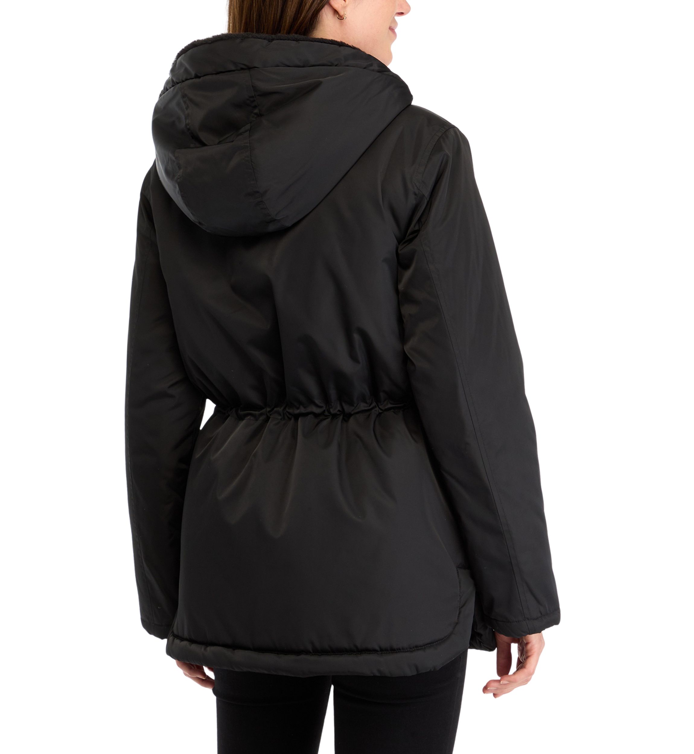  Womens Diamond Quilted Anorak Jacket 