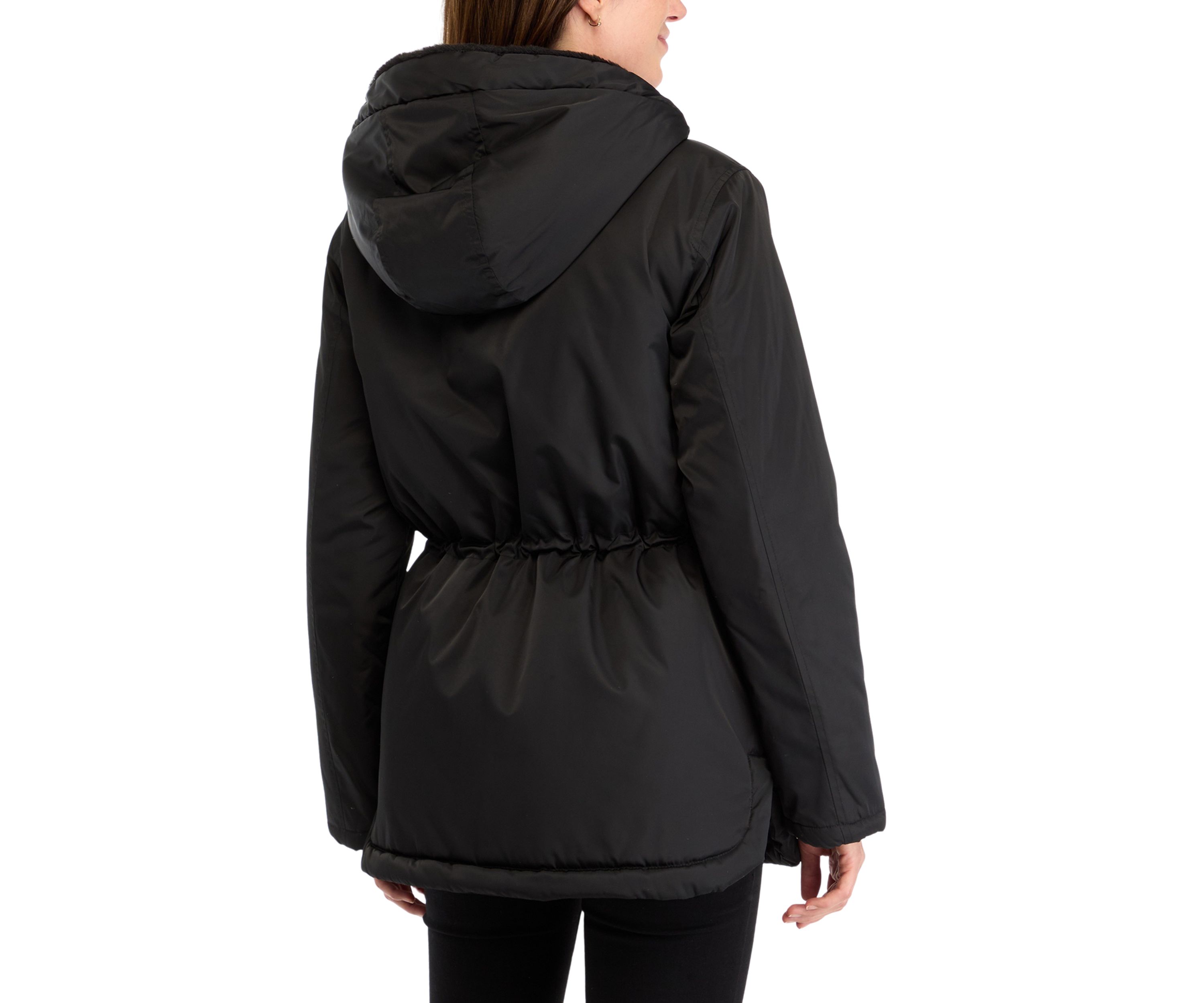  Womens Diamond Quilted Anorak Jacket 