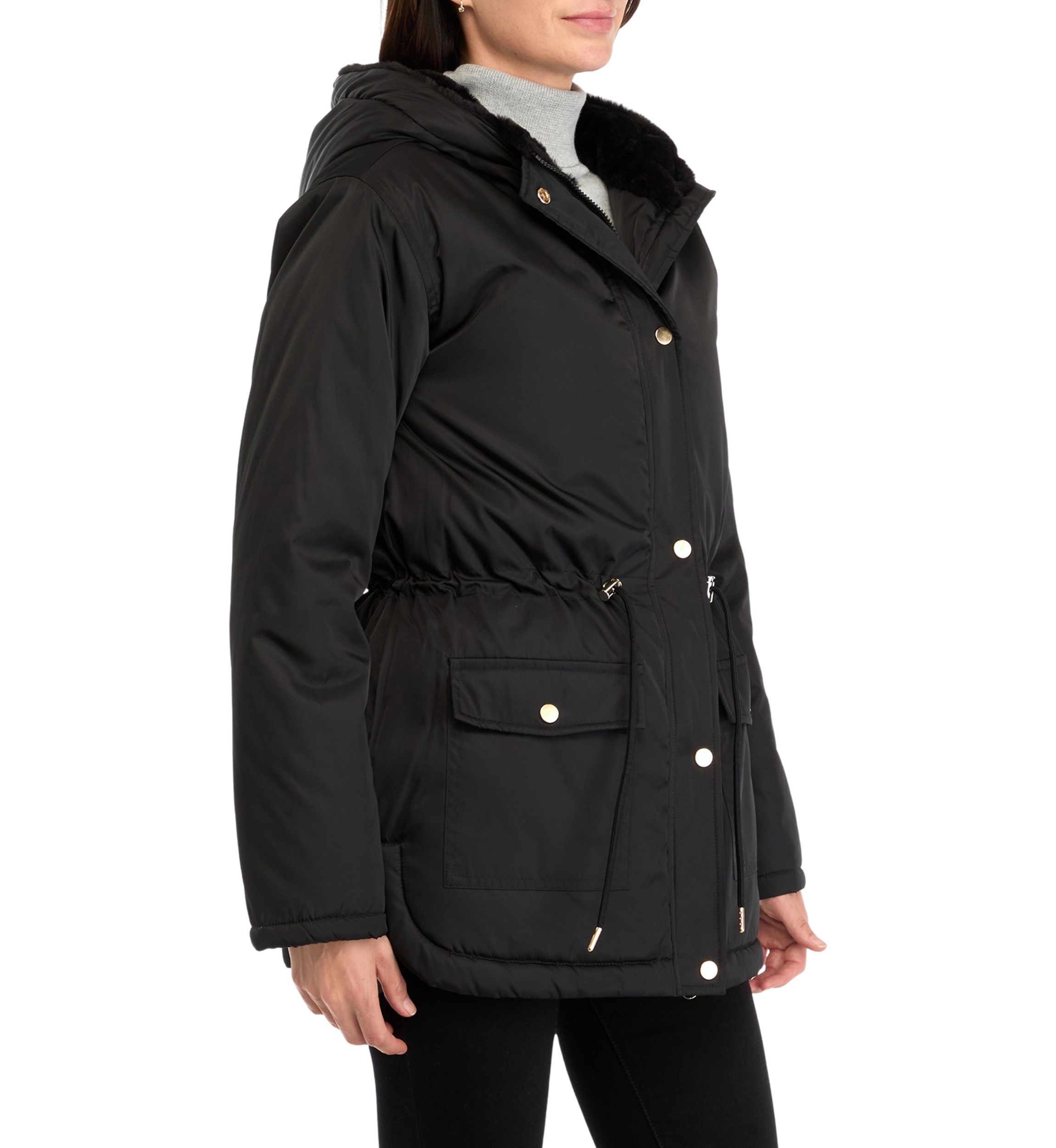  Womens Diamond Quilted Anorak Jacket 