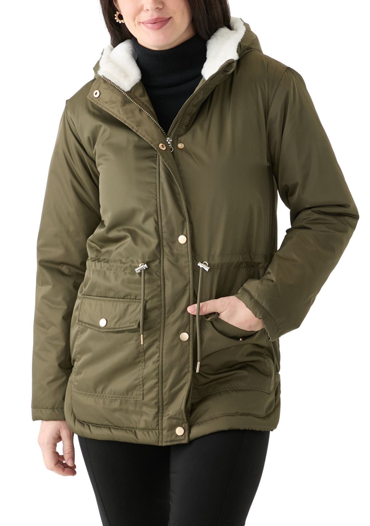 Womens Twill Anorak Jacket 