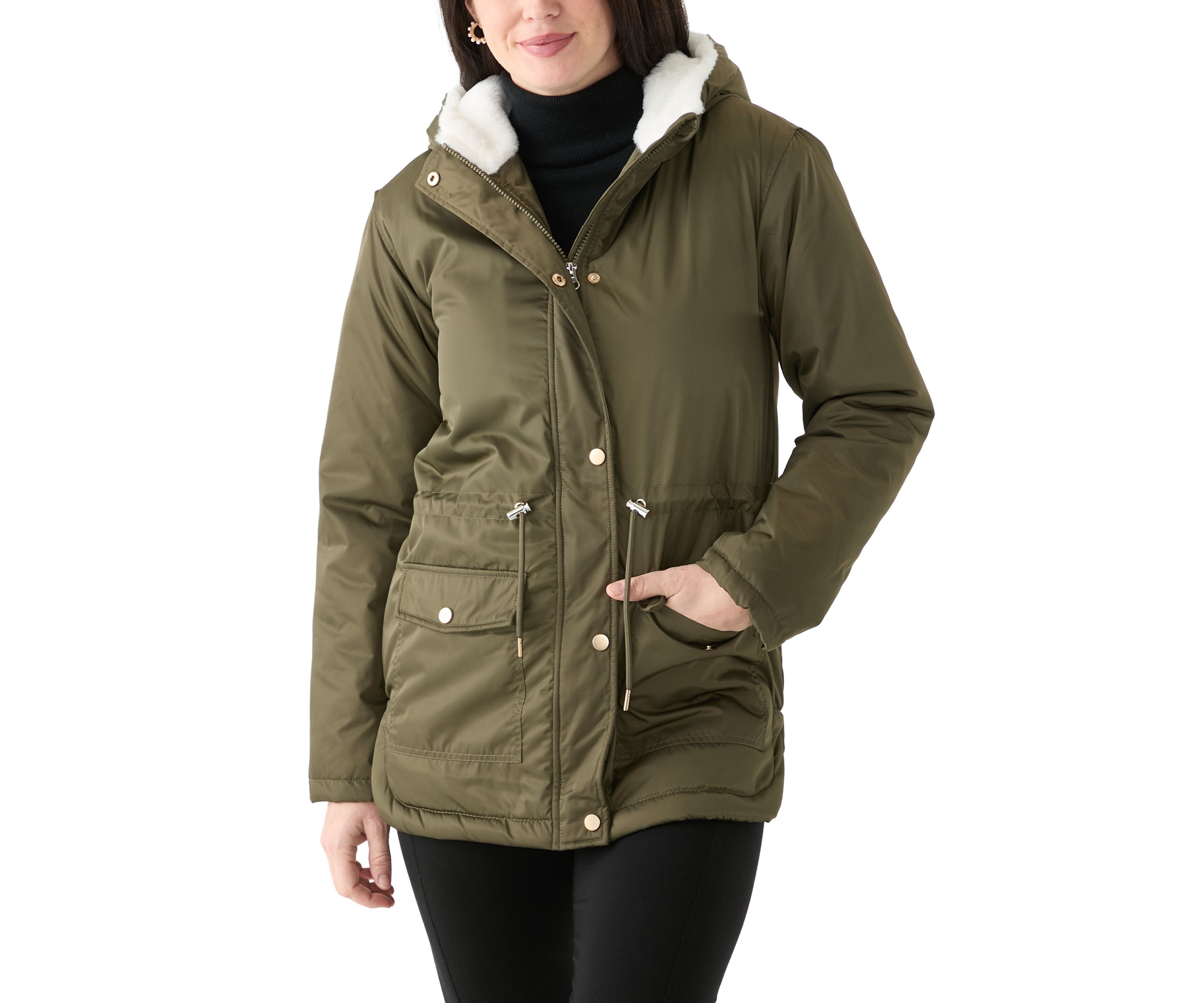Womens Twill Anorak Jacket 
