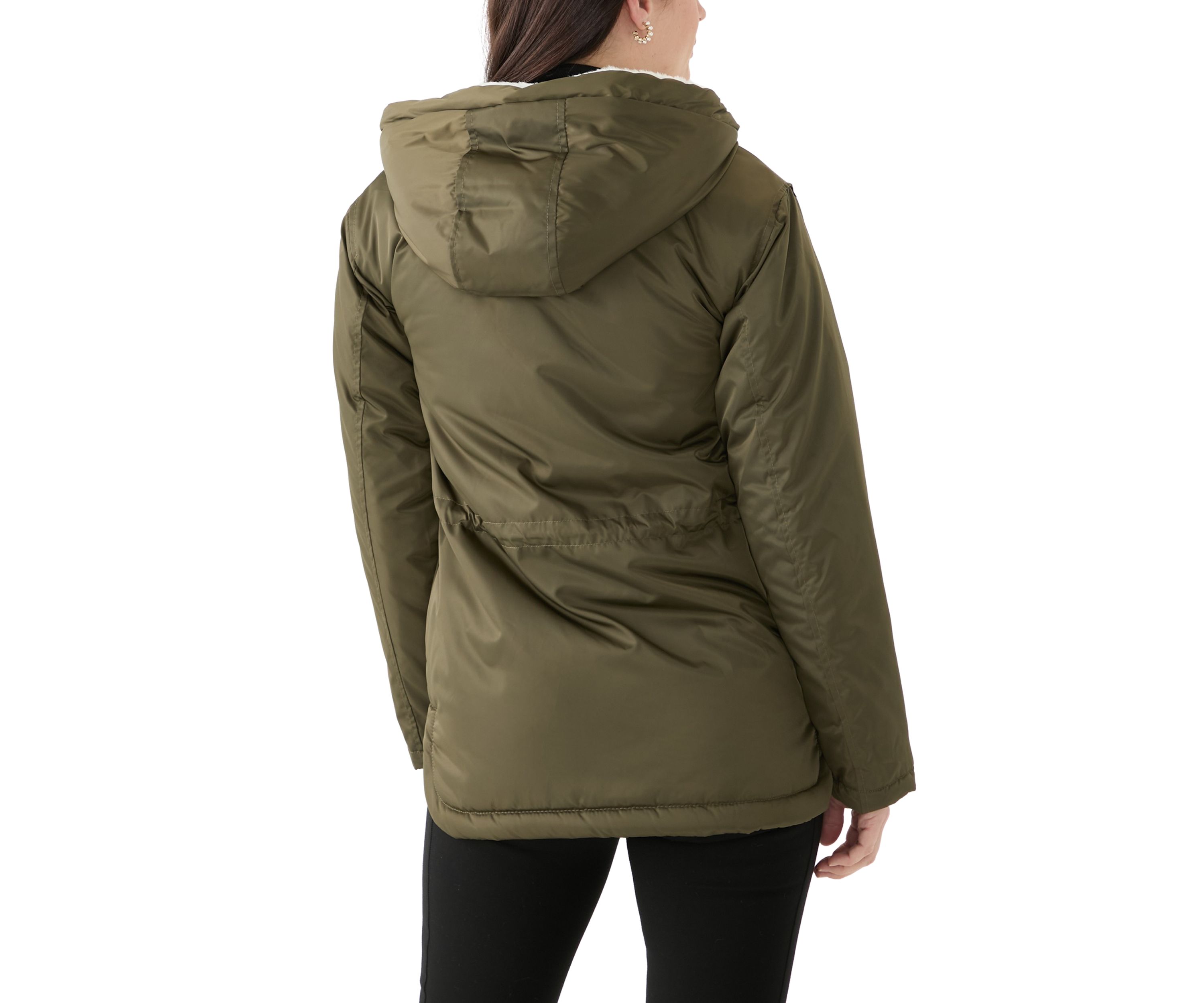 Womens Twill Anorak Jacket 