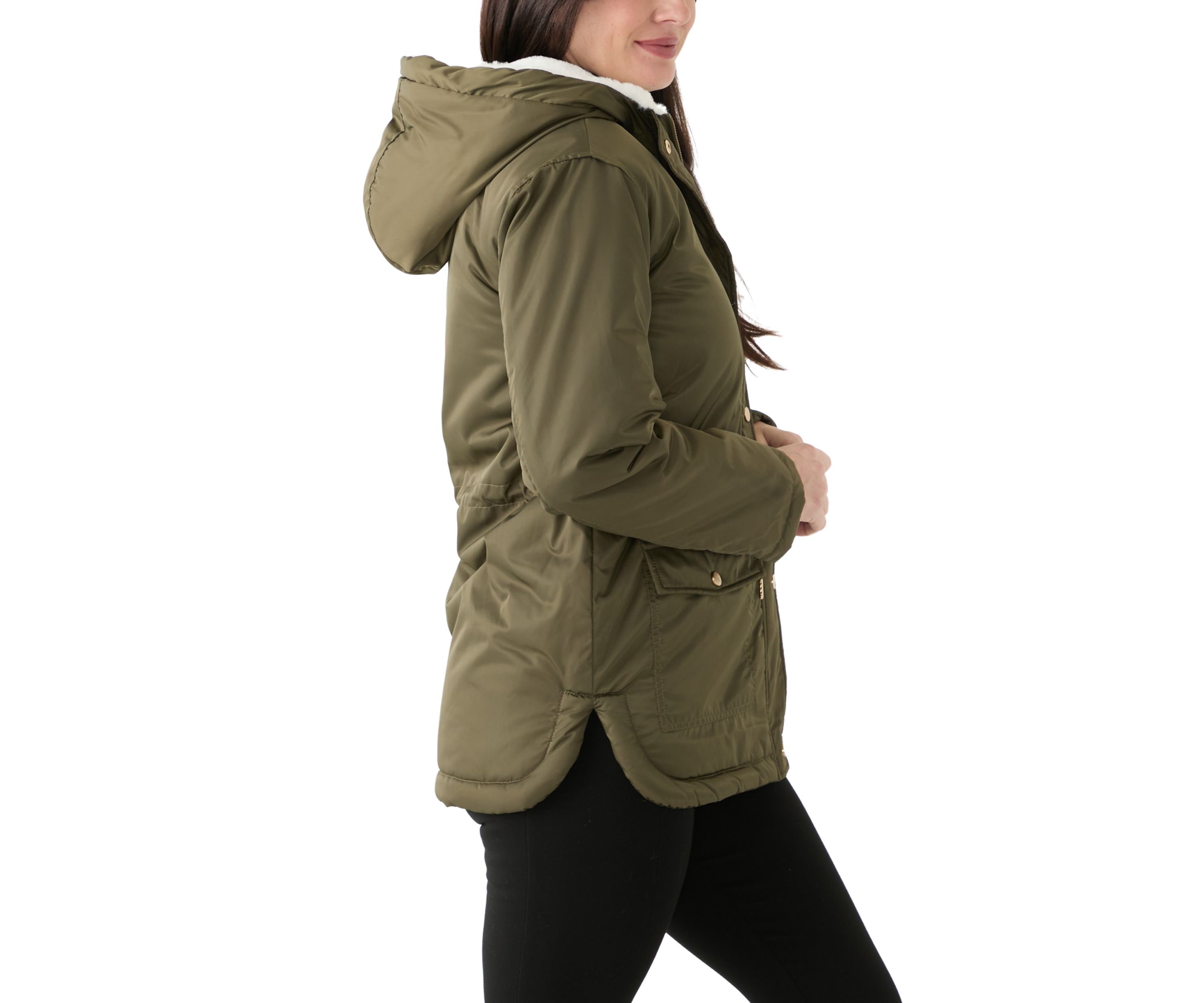 Womens Twill Anorak Jacket 