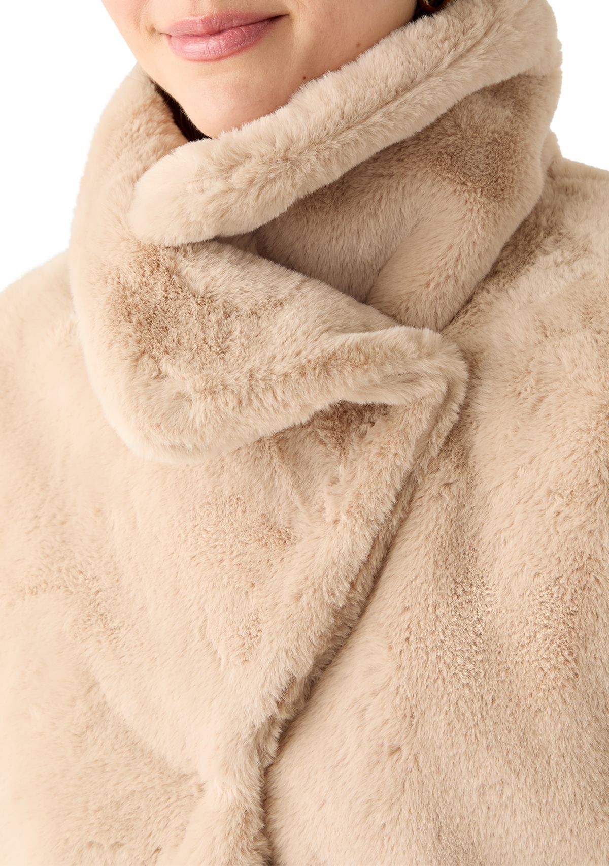 Womens Cozy Fur Coat