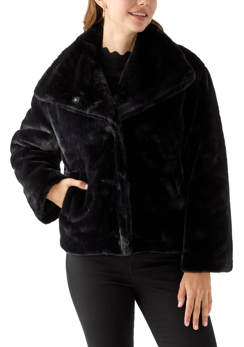 Womens Cozy Fur Coat