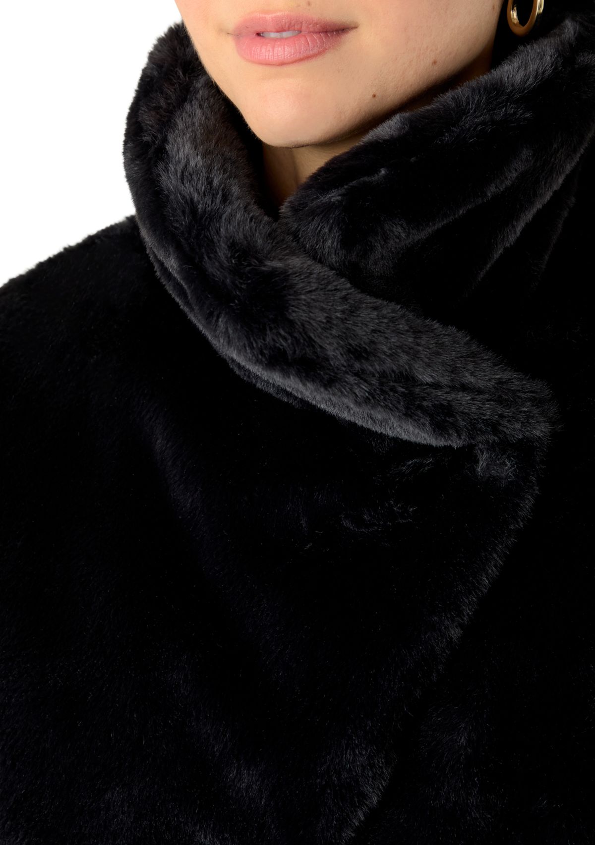 Womens Cozy Fur Coat