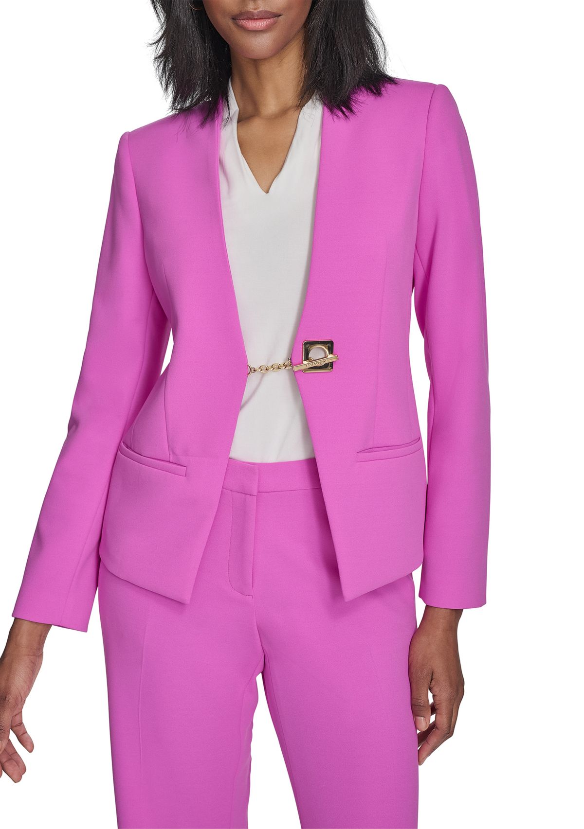 Womens Toggle Hardware Blazer