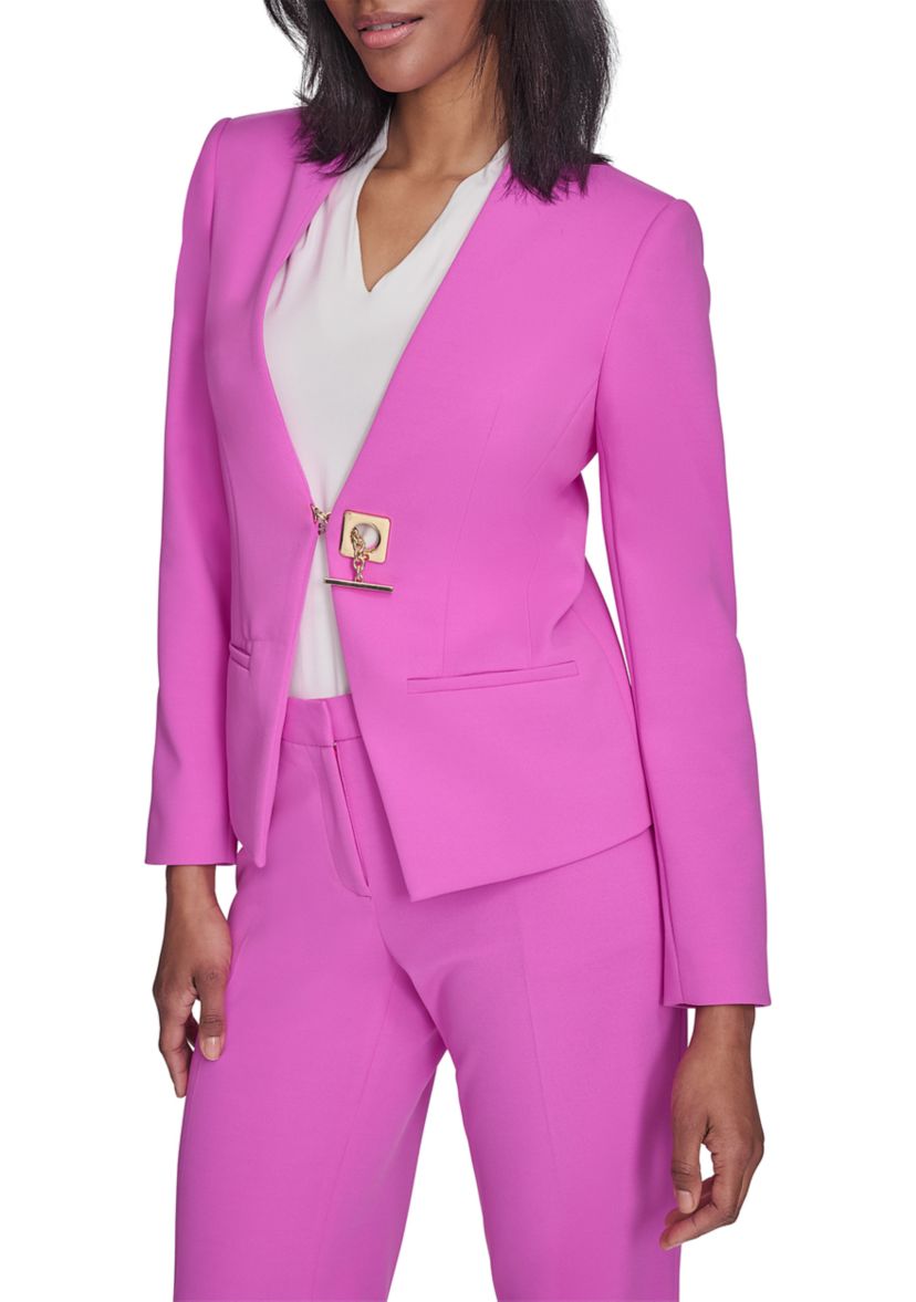 Womens Toggle Hardware Blazer