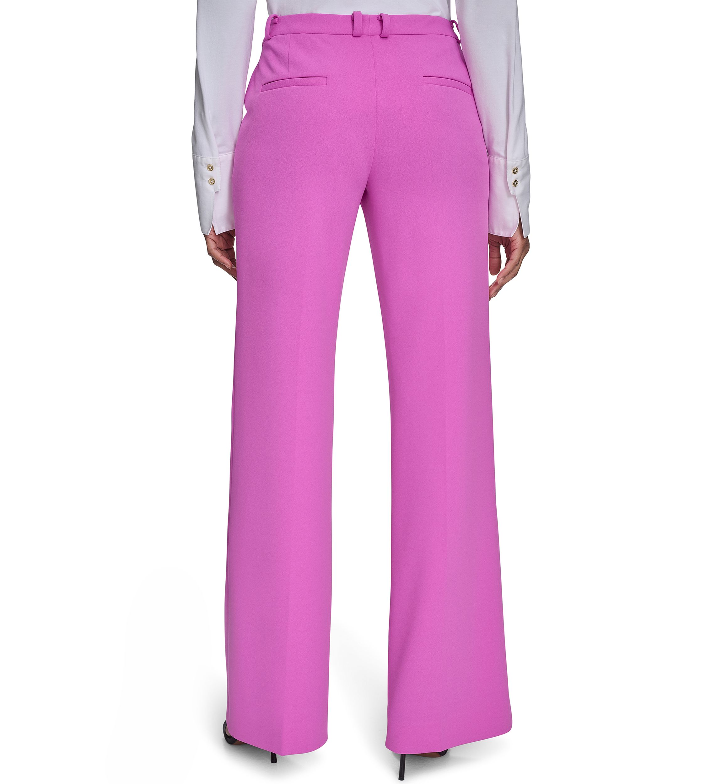 Womens Straight Leg Constructed Pants