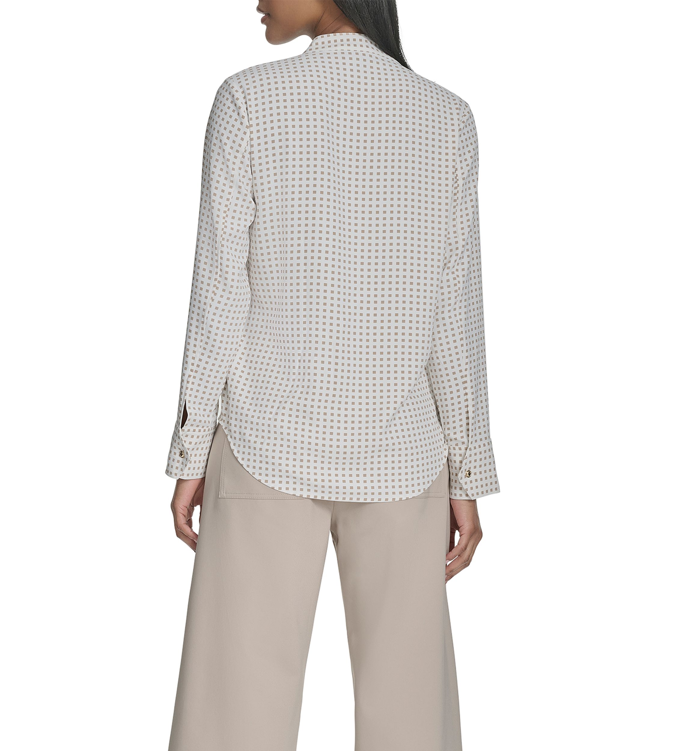Womens Double Placket Top