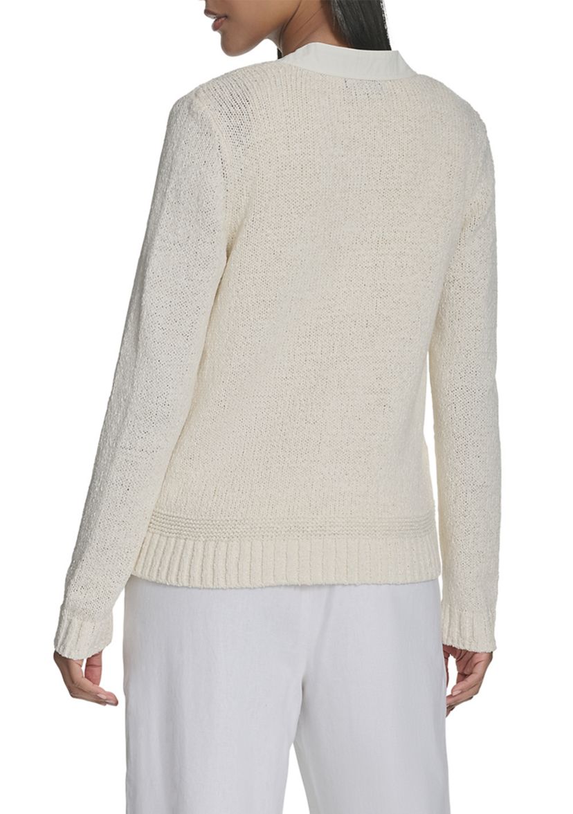 Womens Button Down Cardigan Sweater 