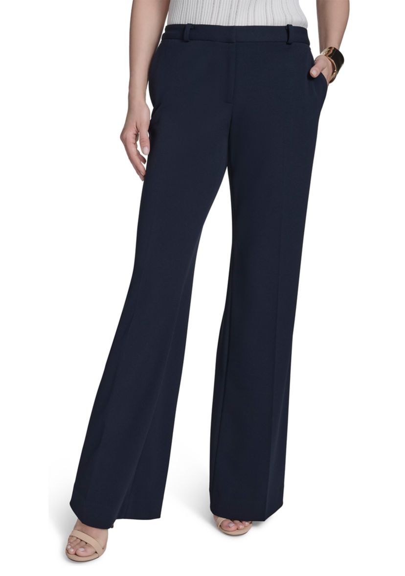 Womens Constructed Wide Leg Pants