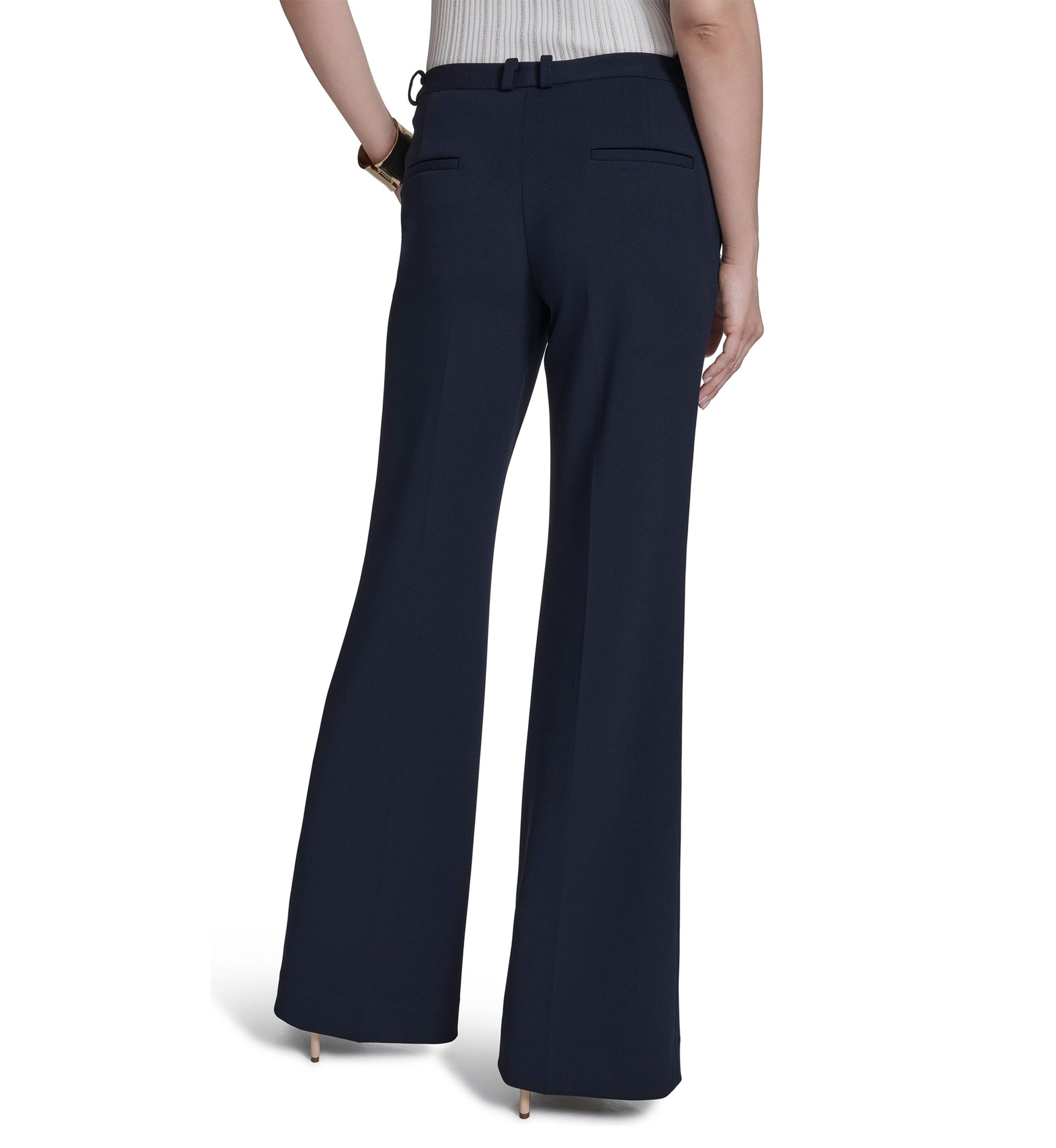 Womens Constructed Wide Leg Pants