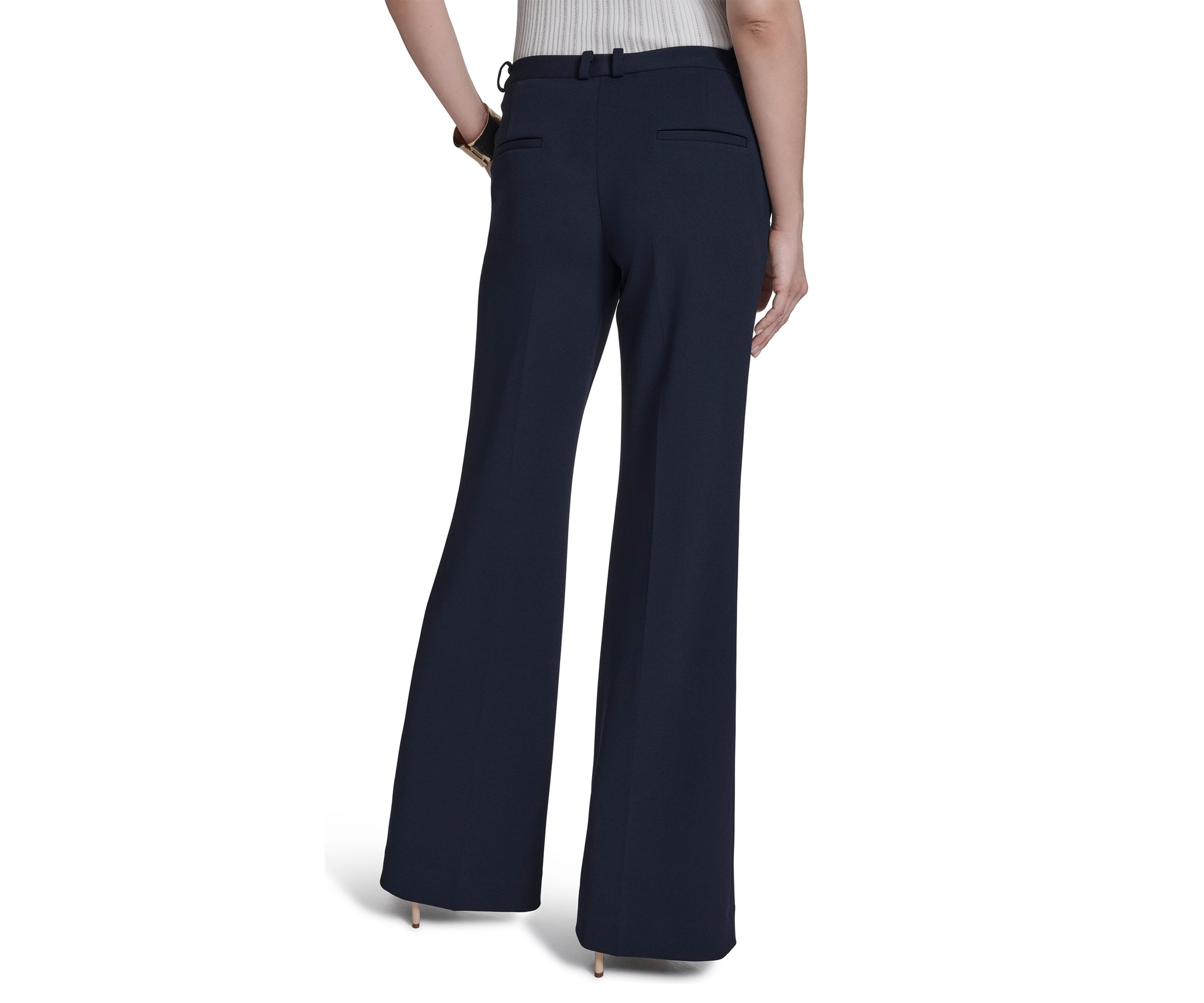 Womens Constructed Wide Leg Pants