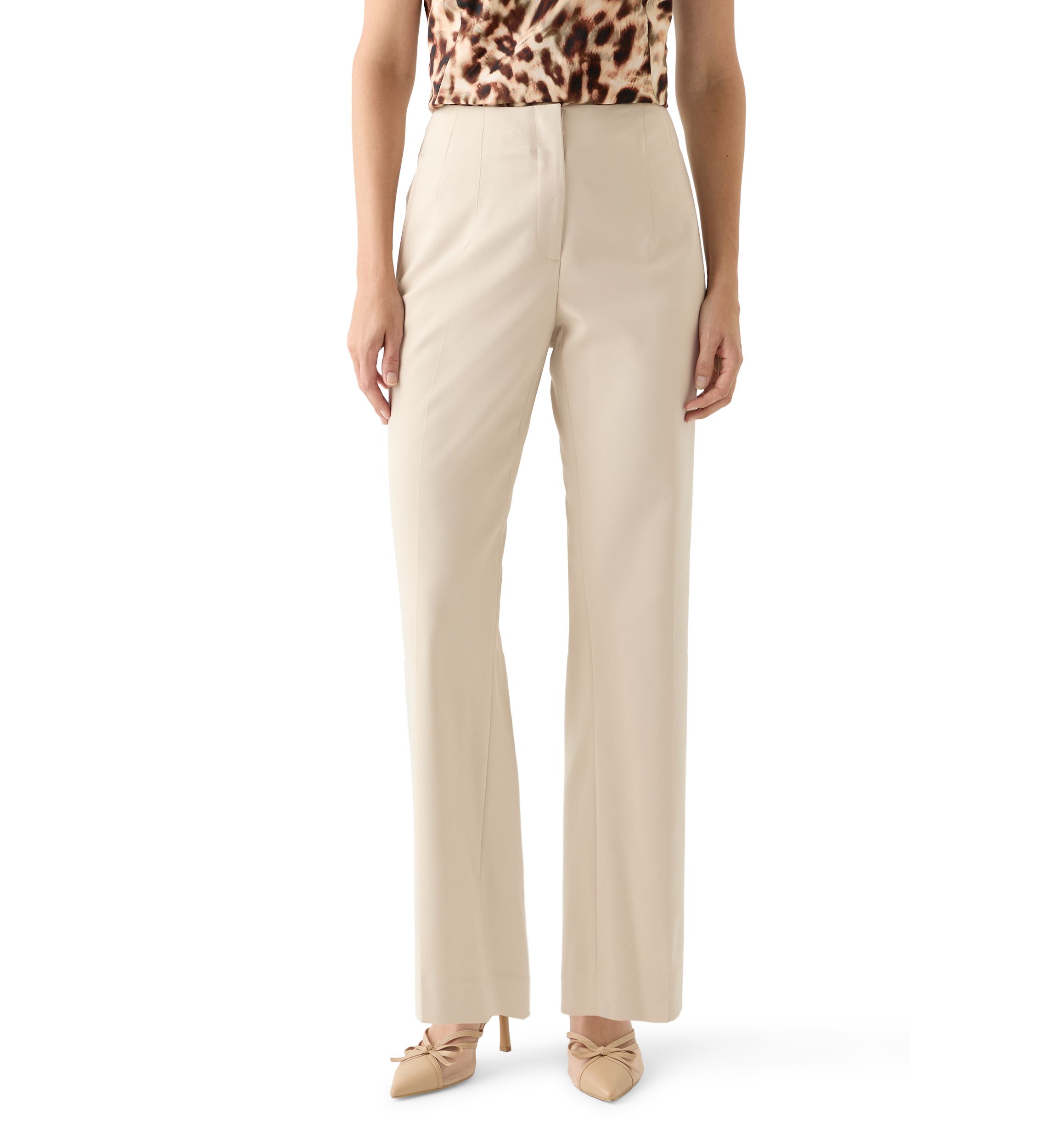 Womens Slim Fit Ankle Pants