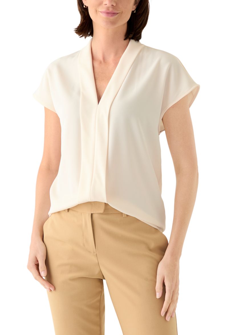 Womens Soft Suit Short Sleeve Top