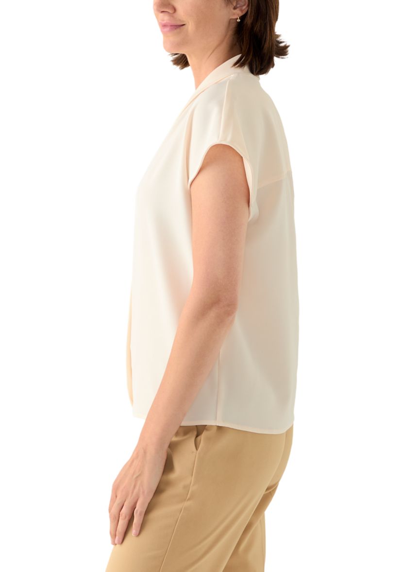 Womens Soft Suit Short Sleeve Top