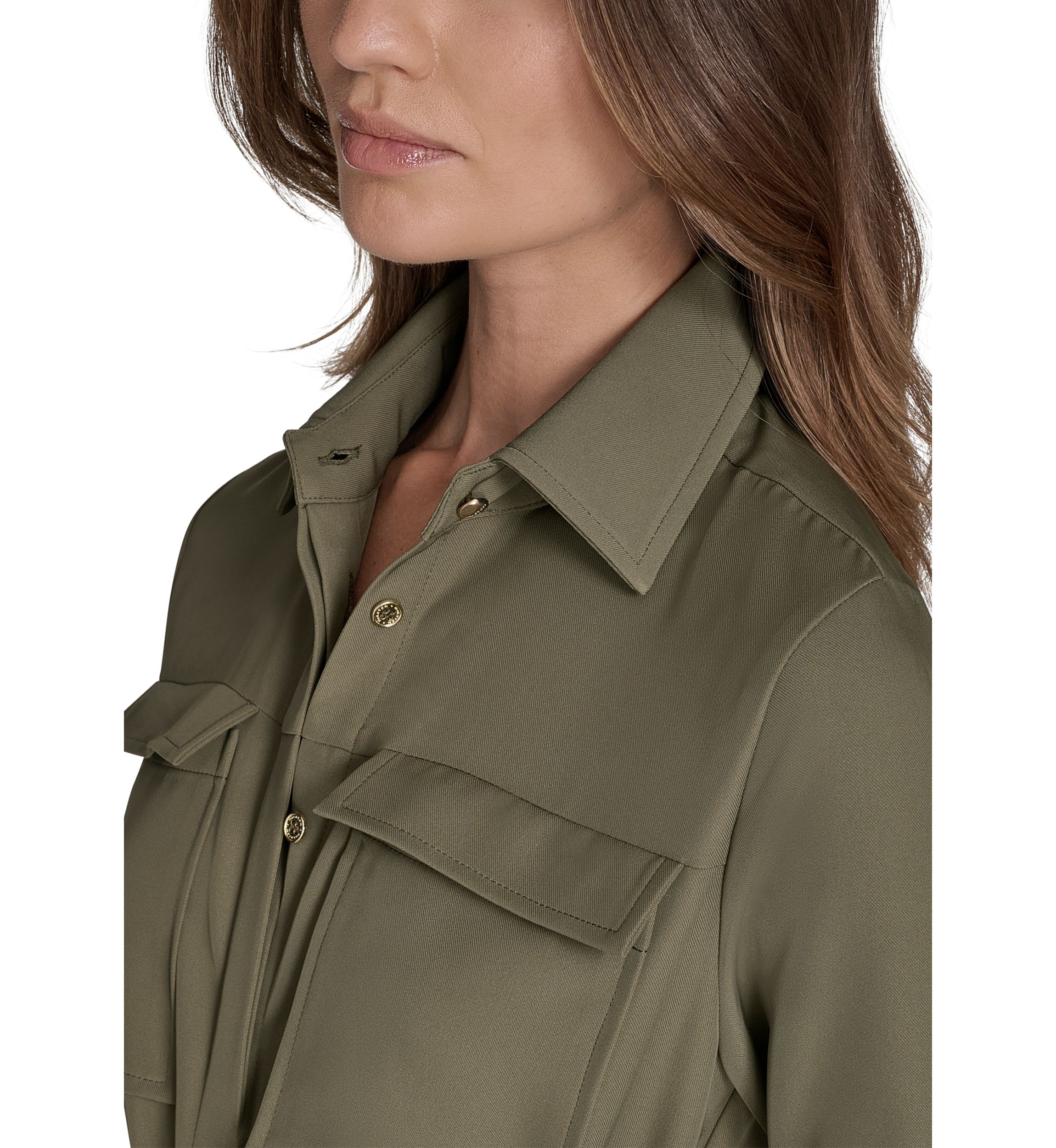 Womens Soft Suiting Belted Blazer