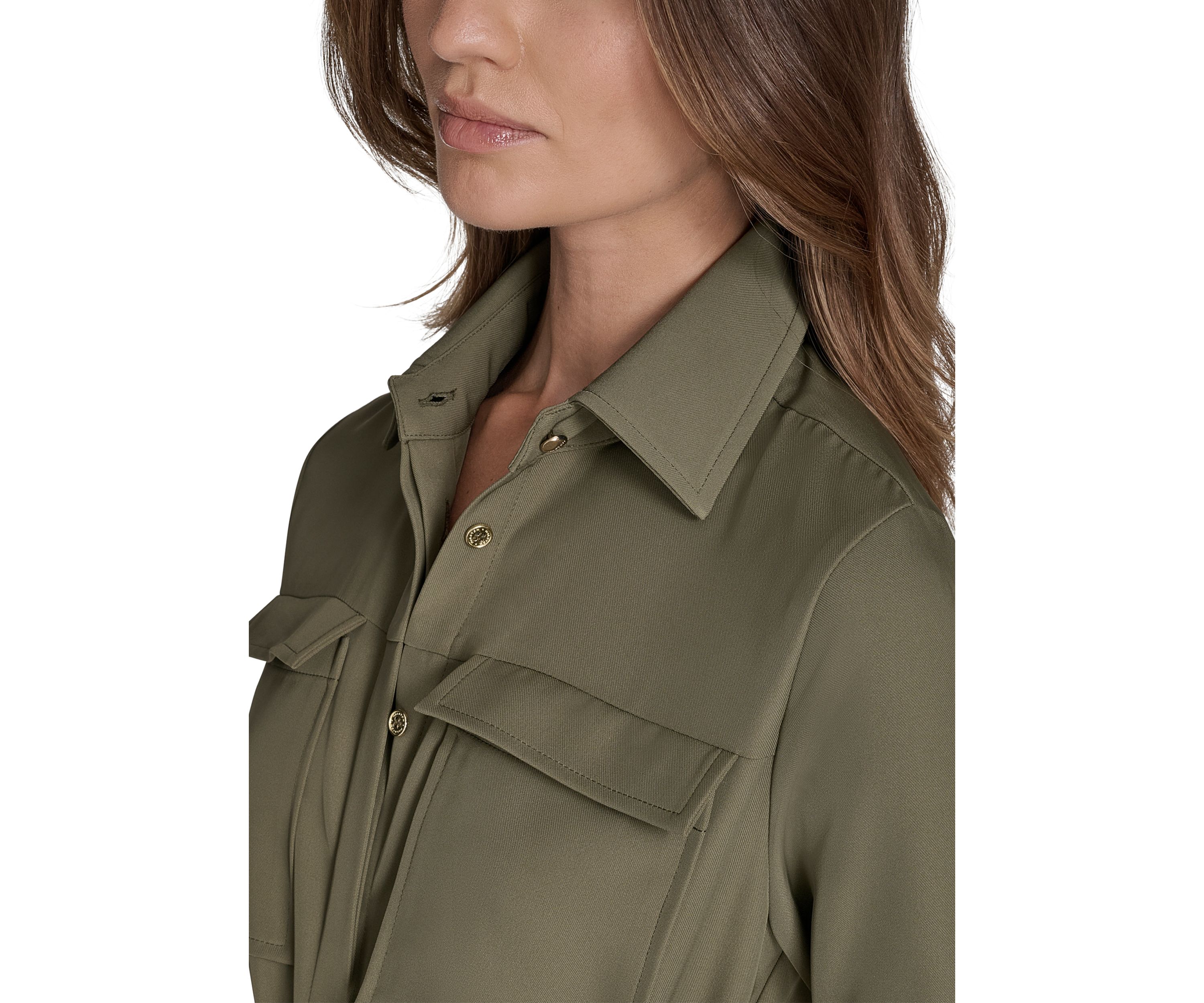 Womens Soft Suiting Belted Blazer