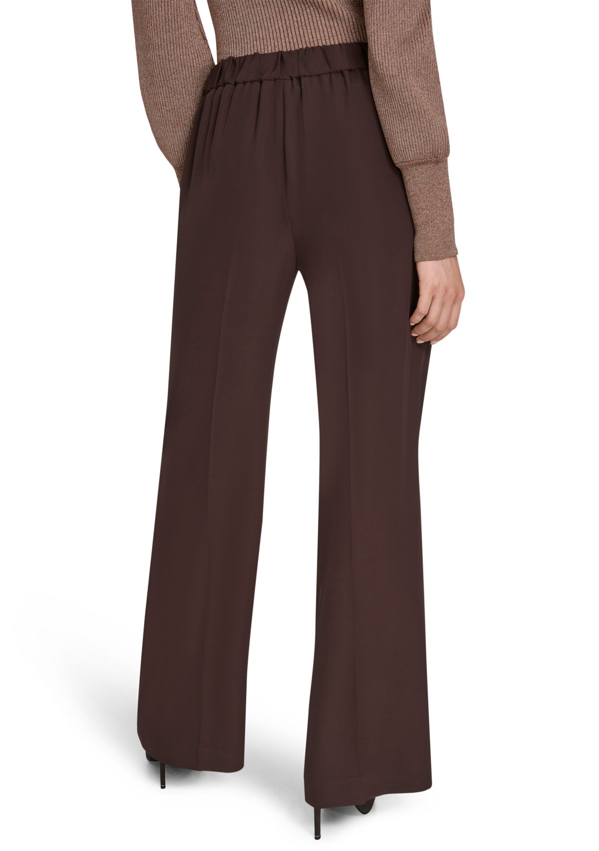 Womens Pull On Wide Leg Pants