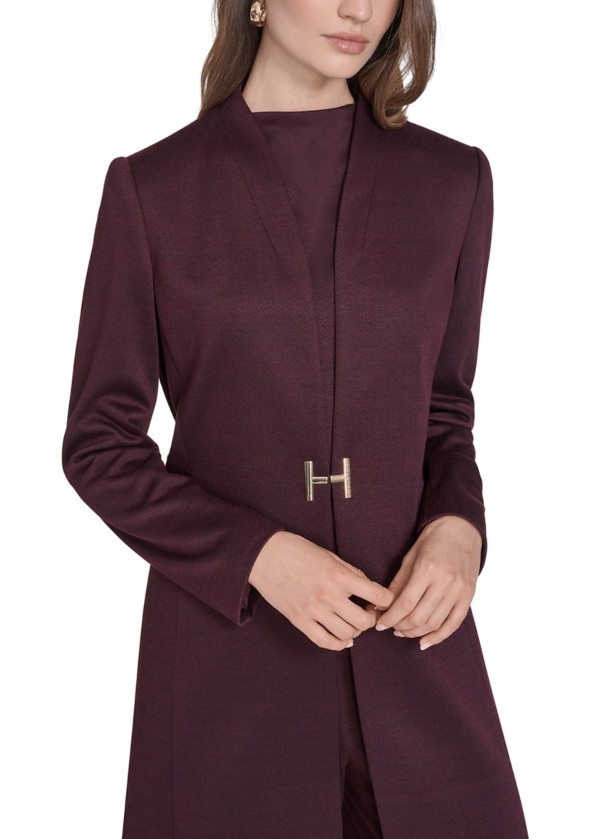 Womens Collarless H-Closure Topper 