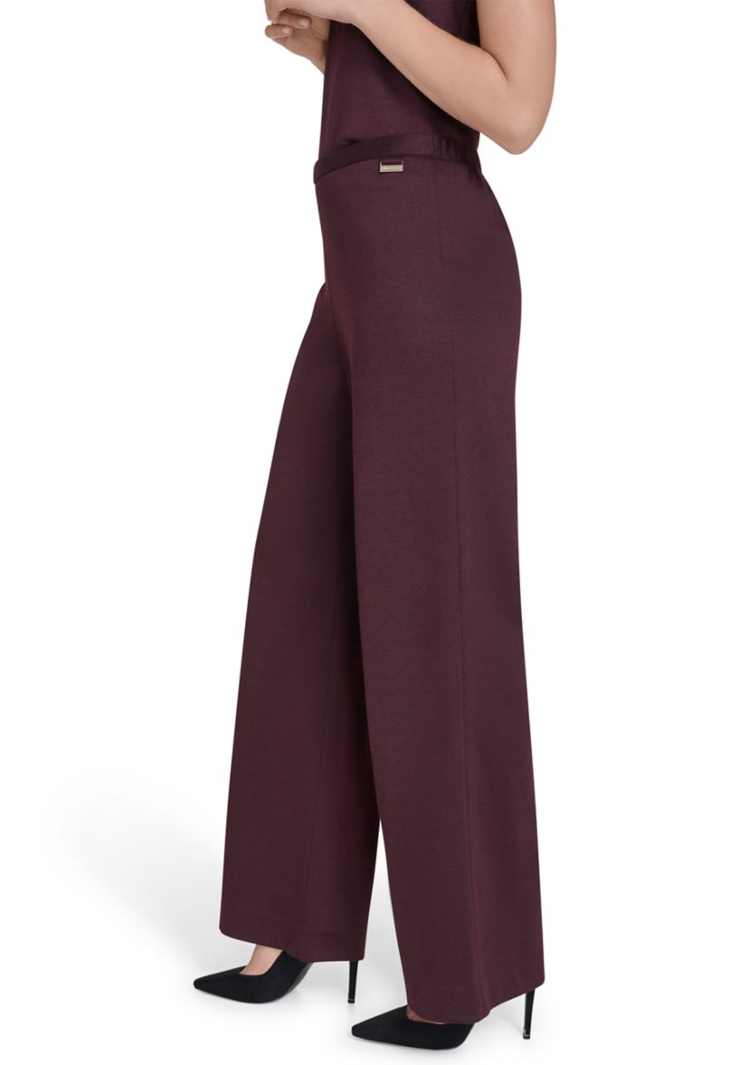 Womens Pull On Wide Leg Pants