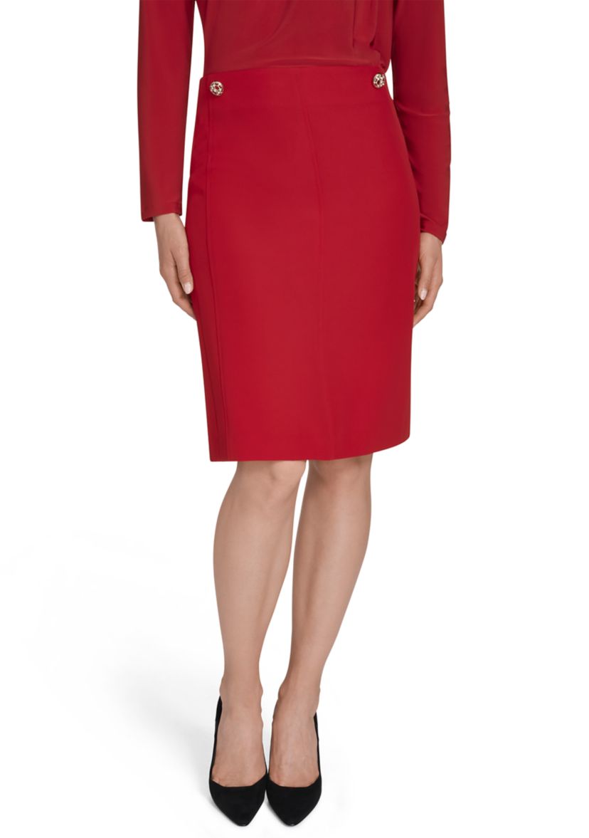 Crystal Embellished Holiday Skirt