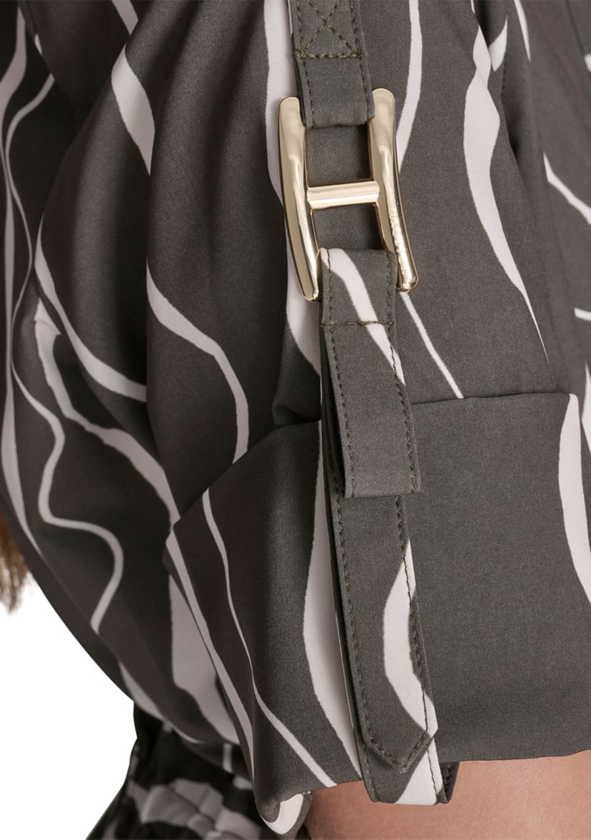 Womens Short Sleeve Belted Commuter Dress