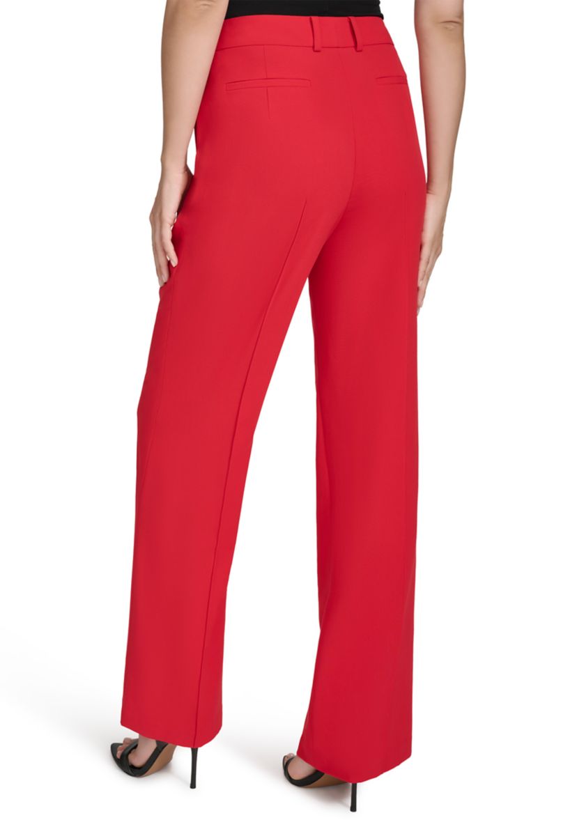 Womens Straight Leg Slash Pocket Pants