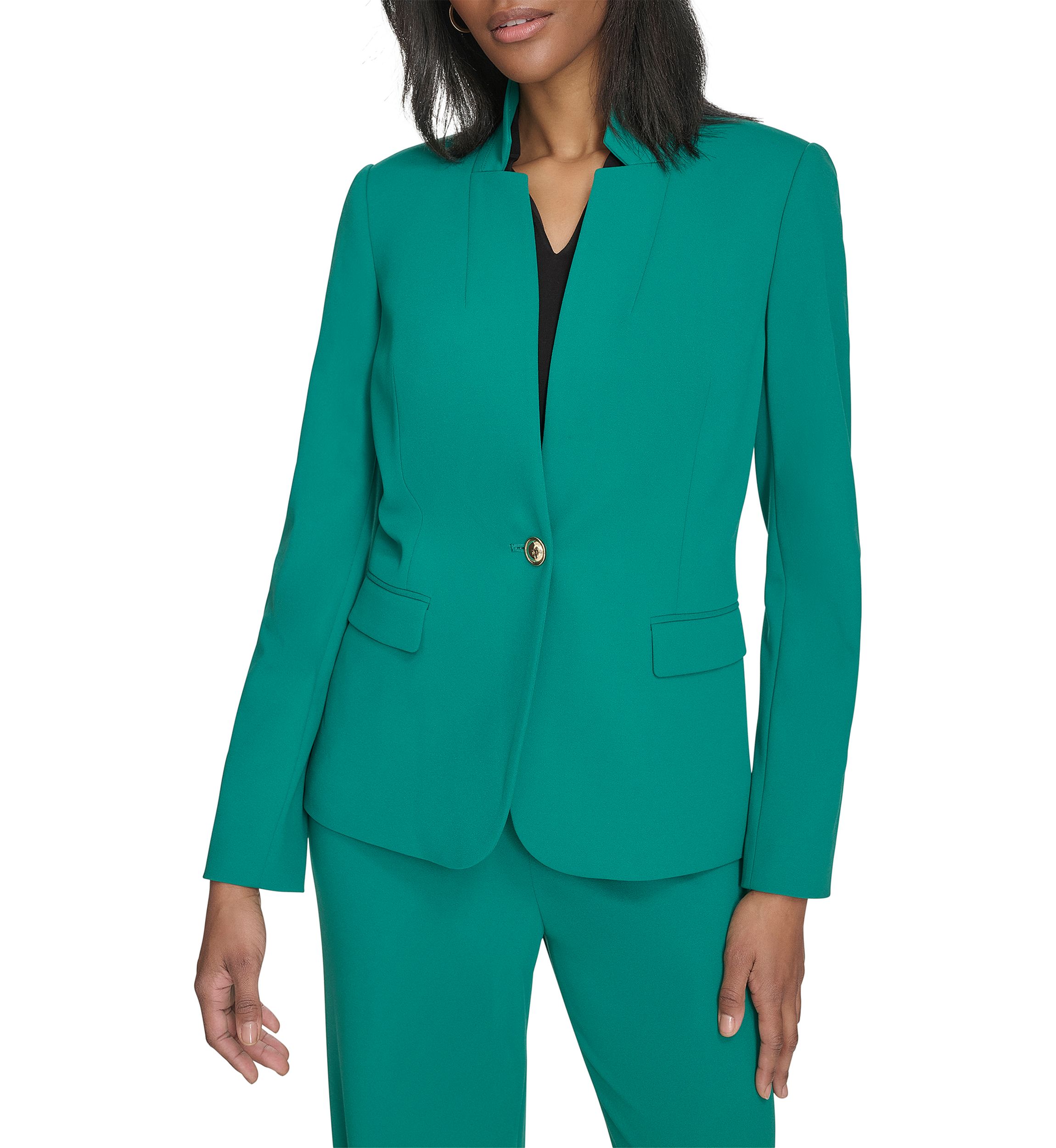 Classic One Button Scuba Jacket