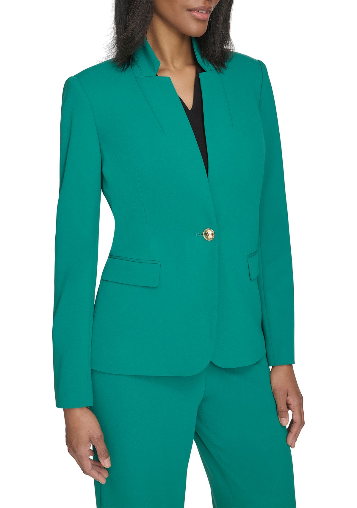 Classic One Button Scuba Jacket