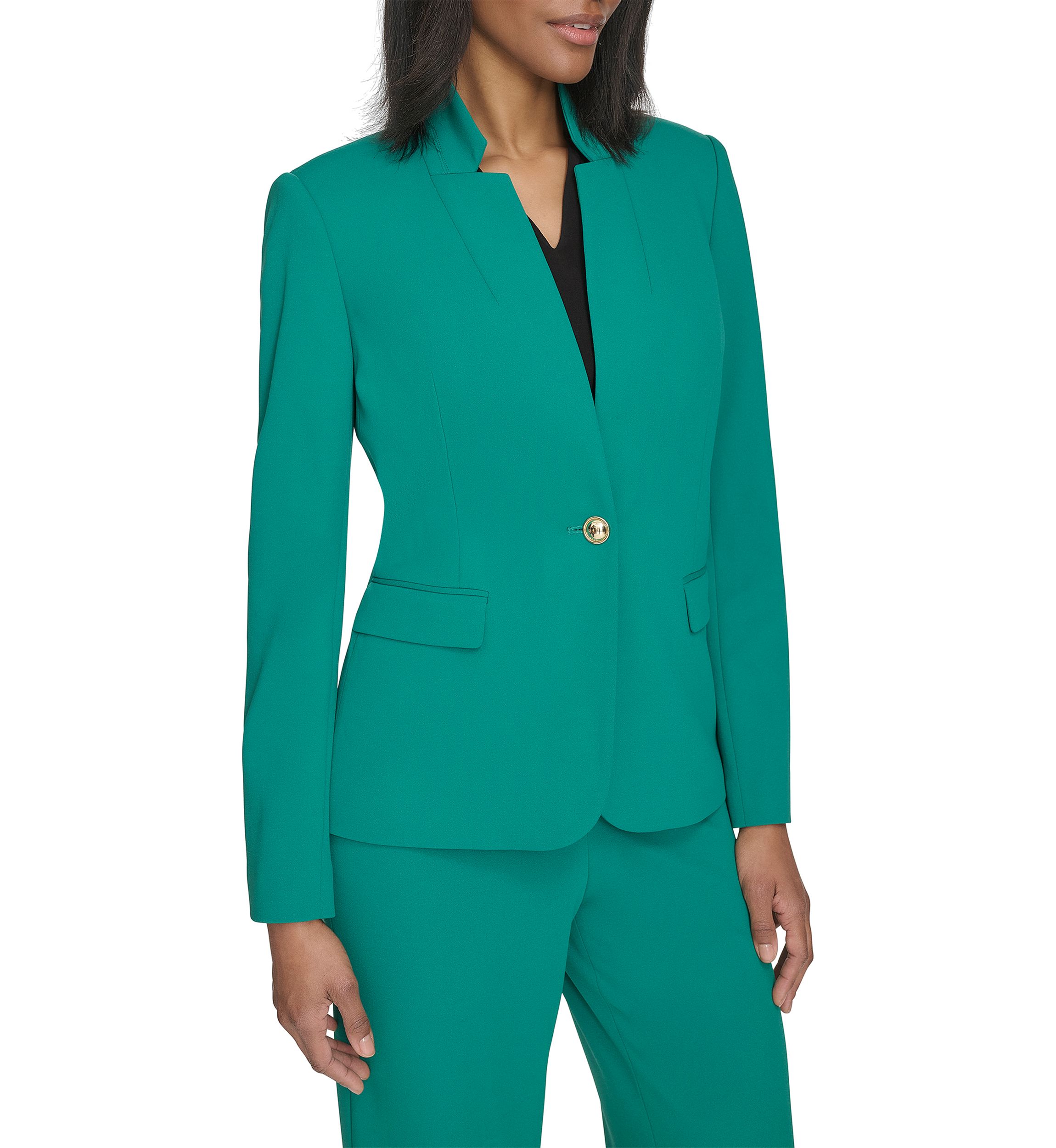 Classic One Button Scuba Jacket