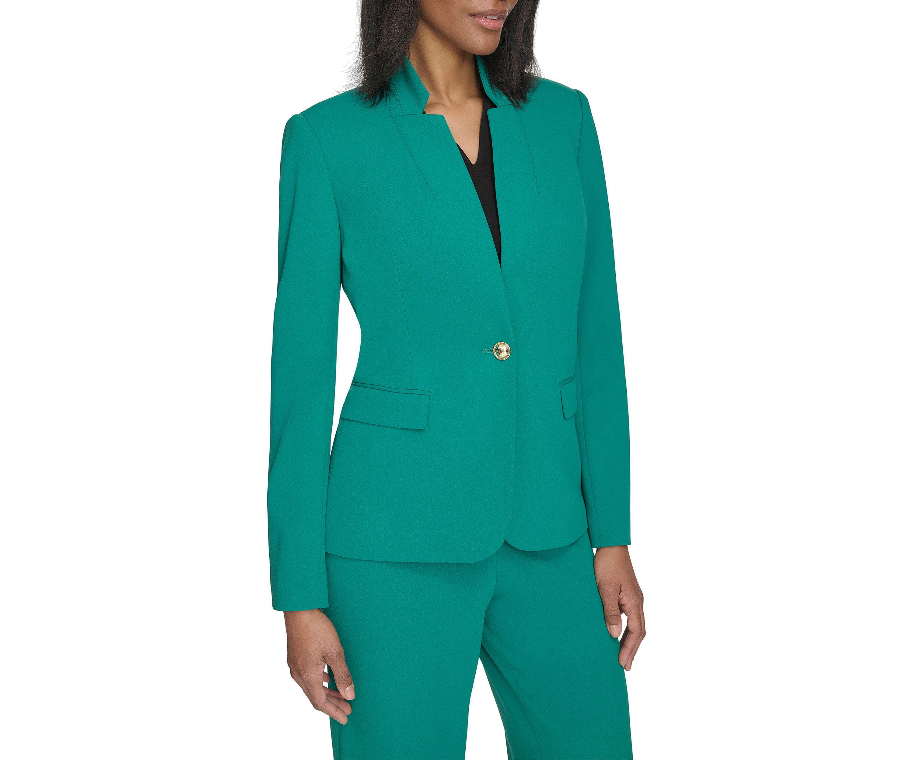 Classic One Button Scuba Jacket
