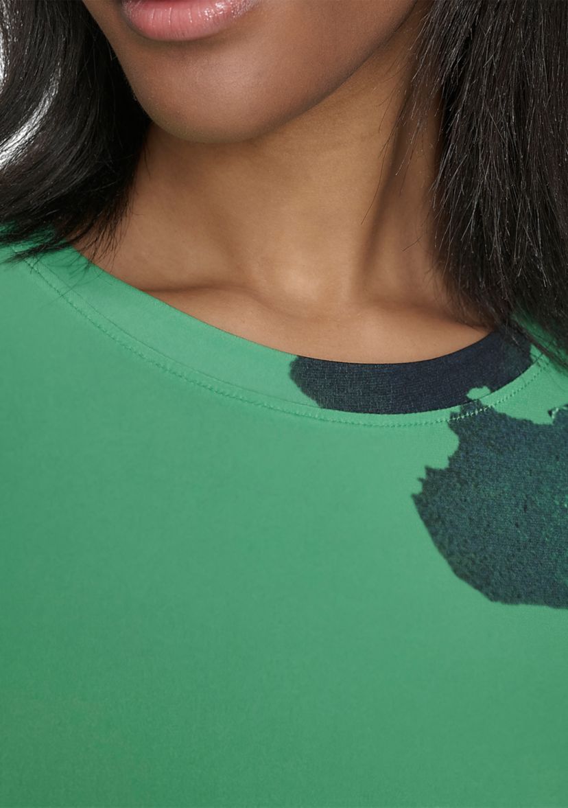 Jersey Twist Front Long Sleeve Top 