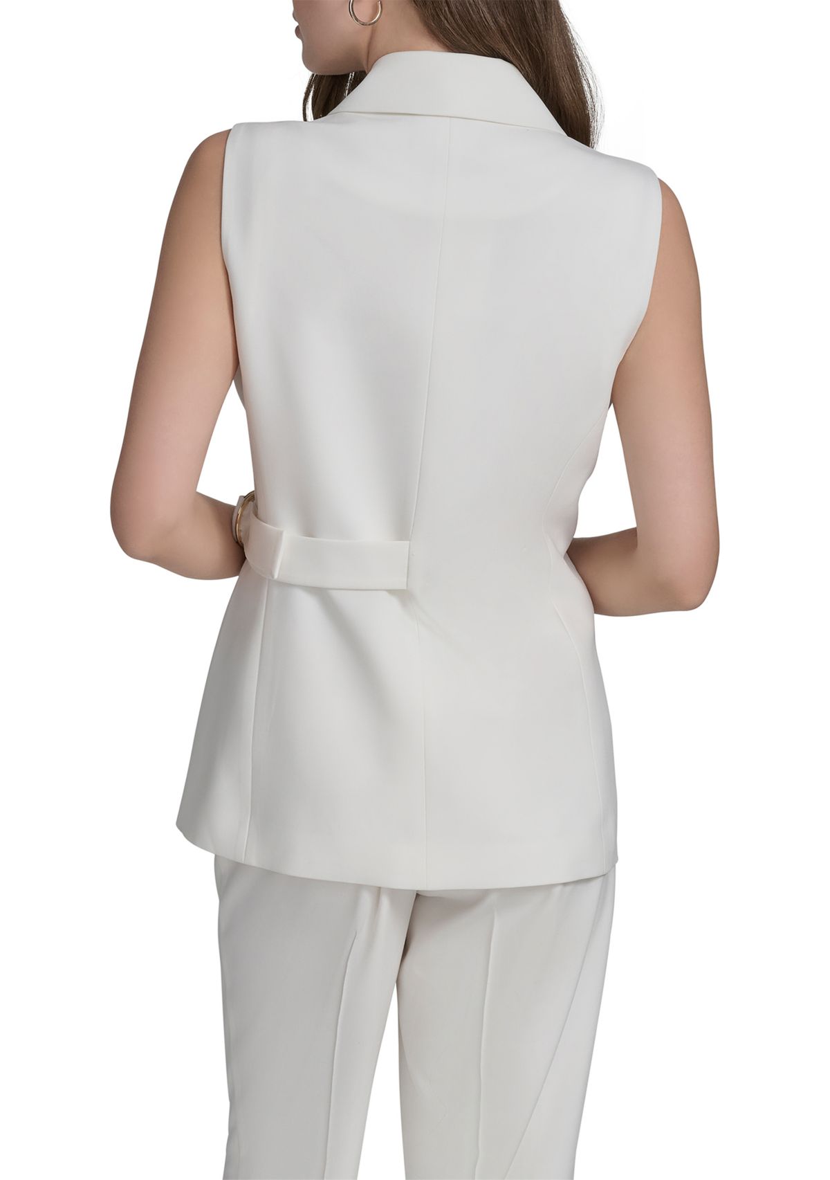 Womens Sleeveless Side Tie Vest 