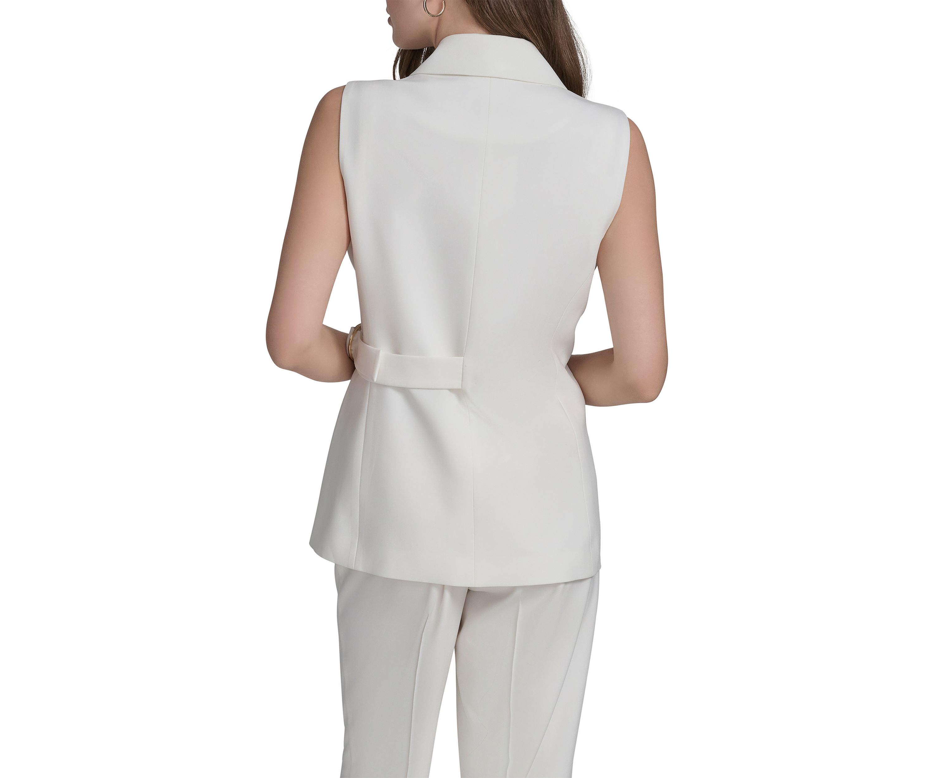 Womens Sleeveless Side Tie Vest 