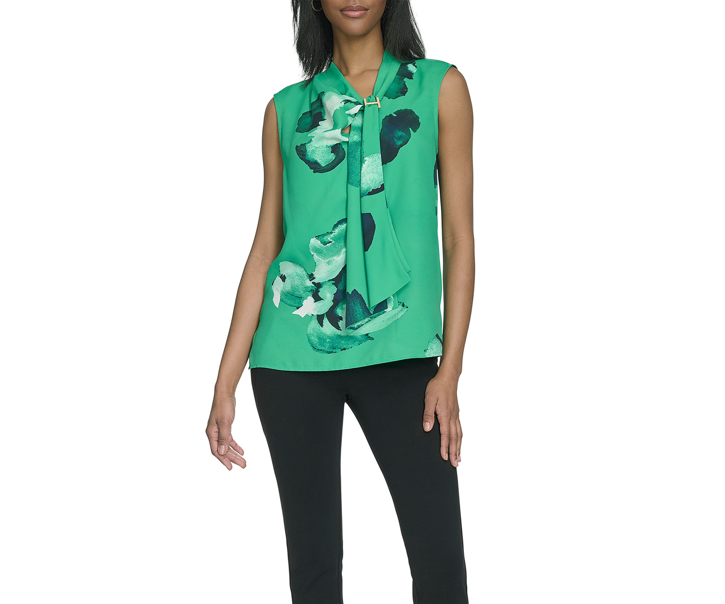 Sleeveless Halter Neck Blouse 