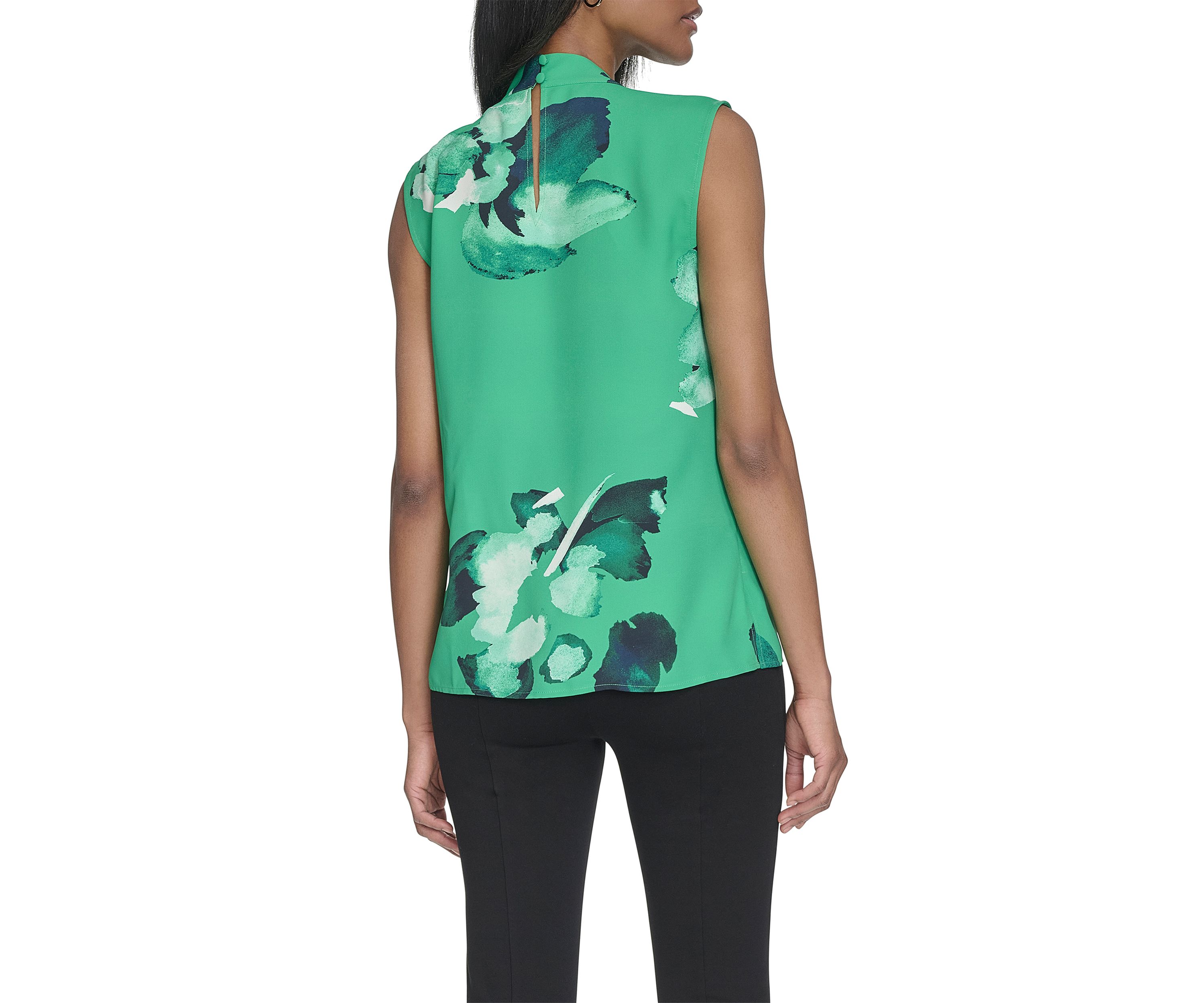 Sleeveless Halter Neck Blouse 